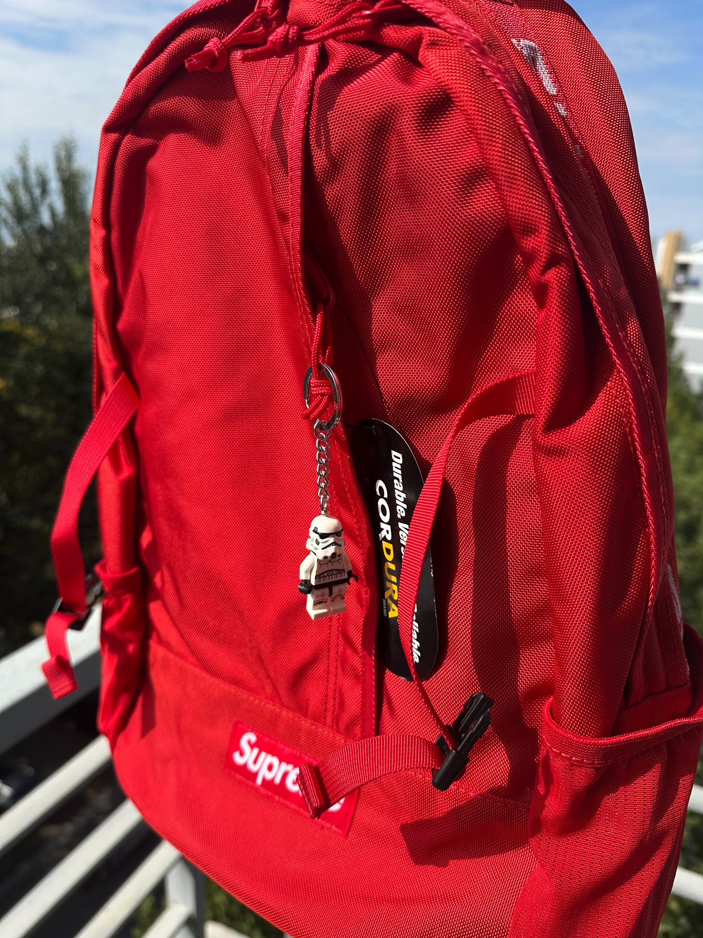 custom review-Supreme Нейлоновый Рюкзак Унисекс Красный