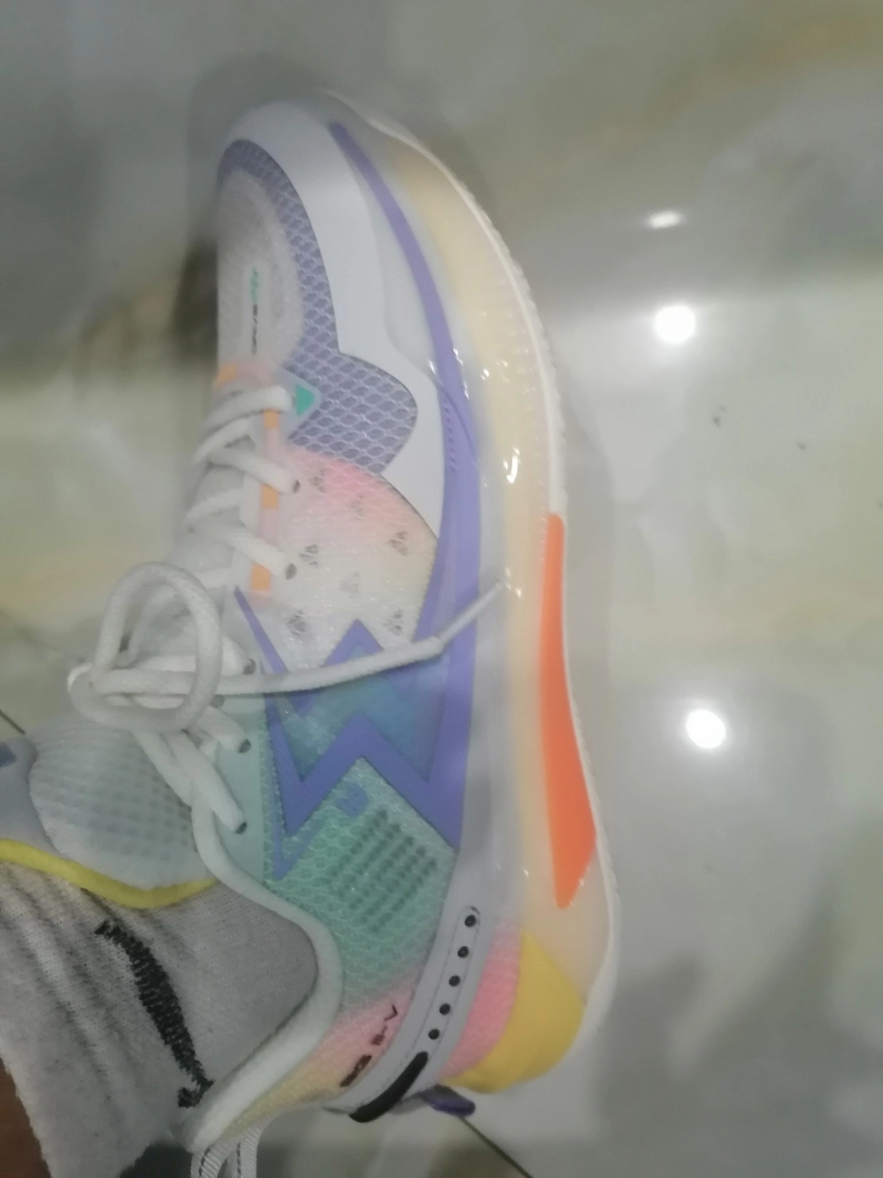 custom review-361° BIG3 5,0 Quick Баскетбольные кроссовки Низкий топ Сырно-желтый Унисекс