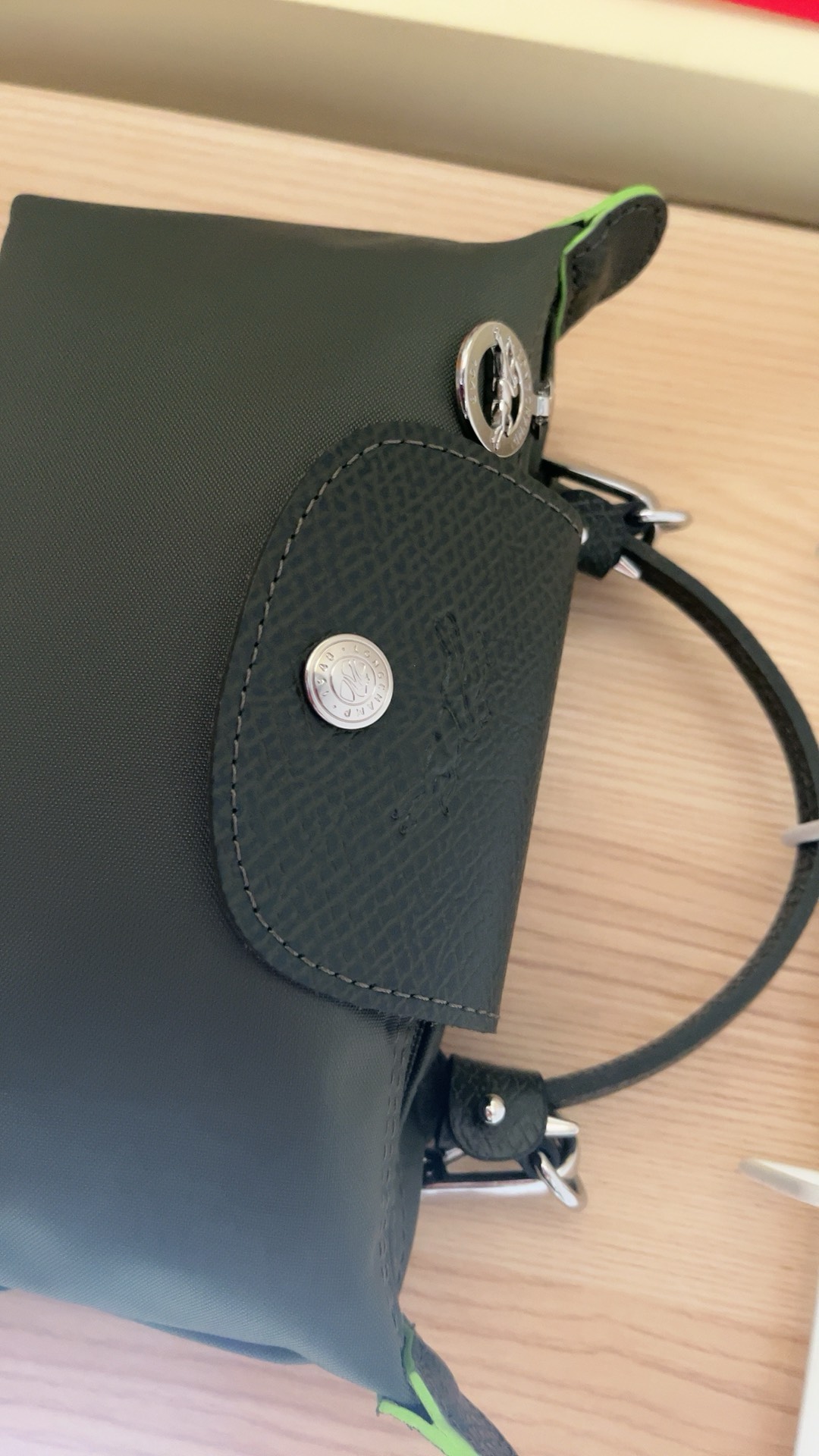 custom review-LONGCHAMP Le Pliage Green Цвет холста Мини Женские Лесной зеленый