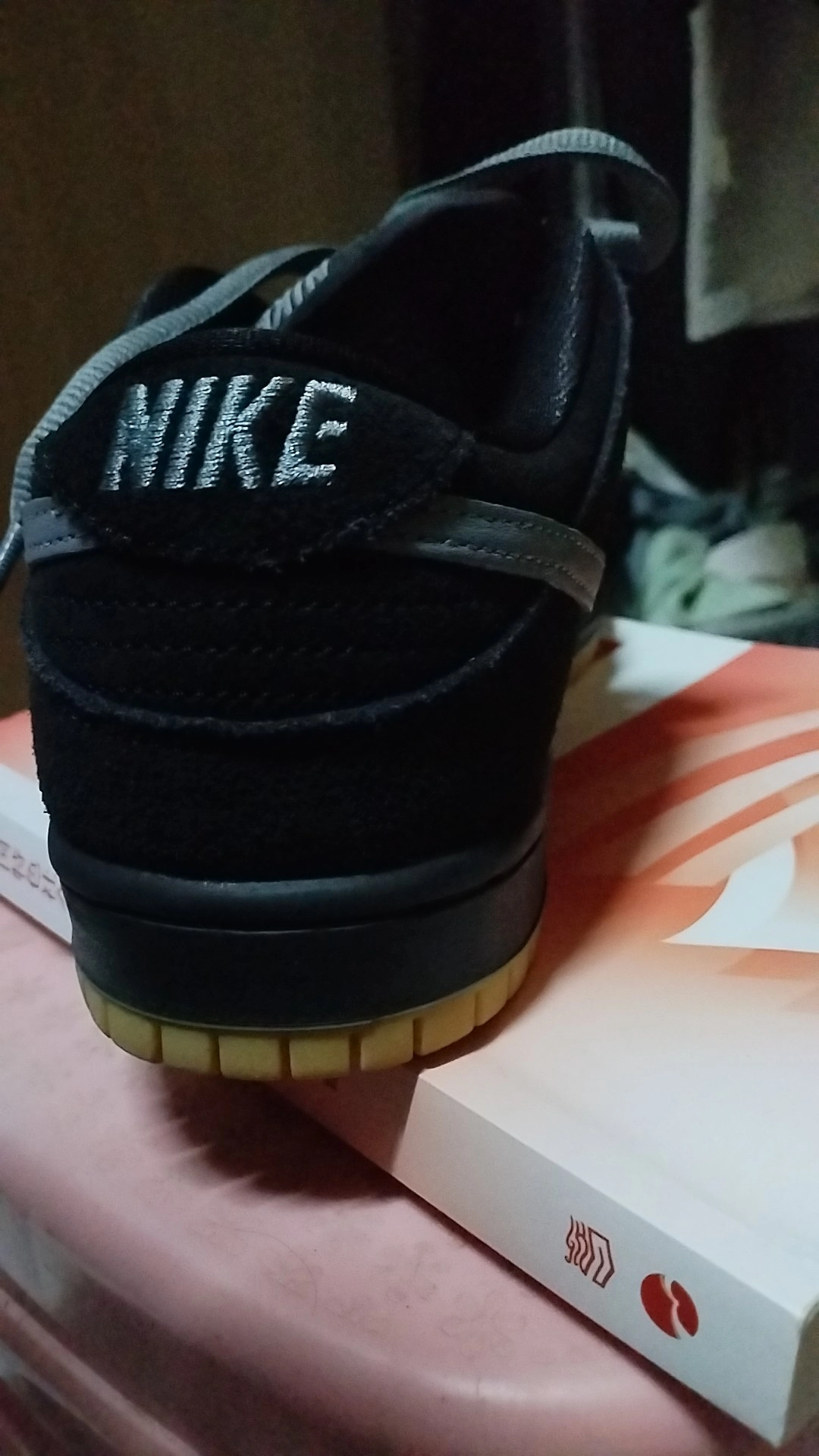 custom review-Nike Dunk SB Pro 'Fog' Low Топ Скейтборд Кроссовки Унисекс Черный