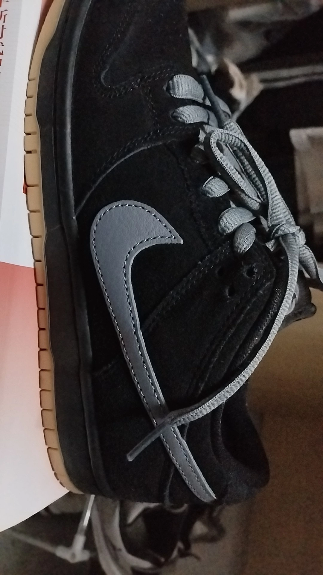 custom review-Nike Dunk SB Pro 'Fog' Low Топ Скейтборд Кроссовки Унисекс Черный