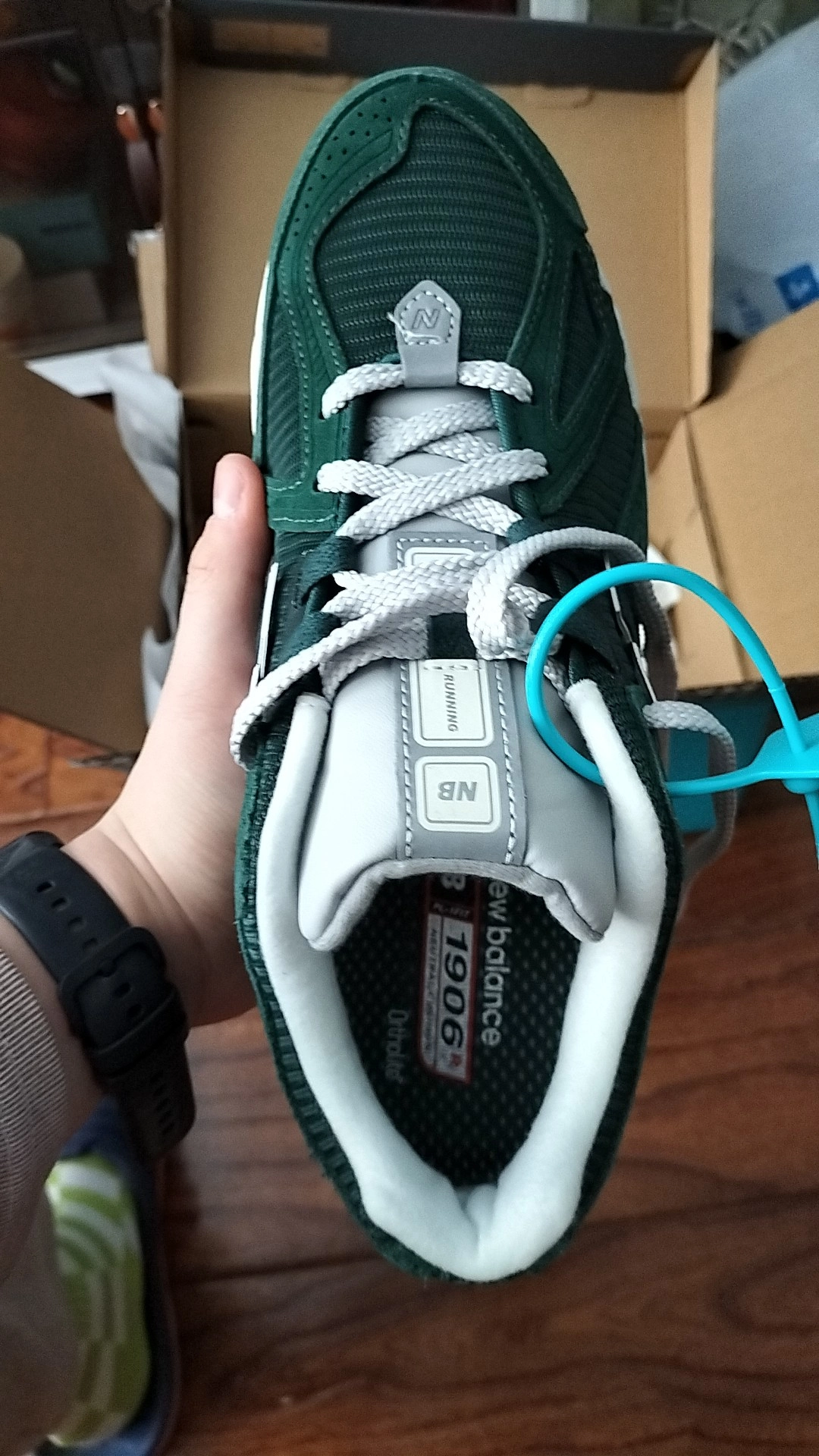 custom review-New Balance NB 1906R Устойчивый к истиранию Низкий Топ Повседневные Городские Кроссовки для Коммуникативных Беговых Унисекс Зеленый Белый