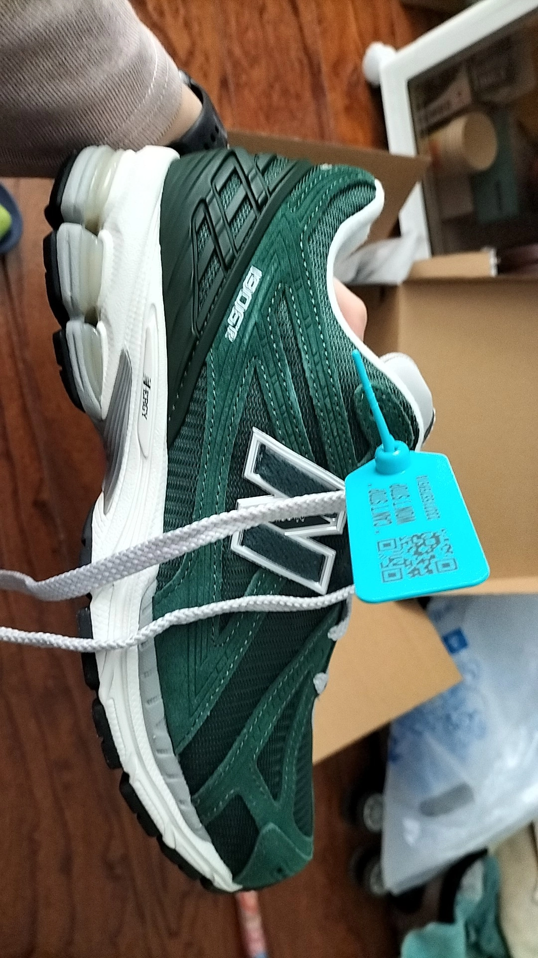 custom review-New Balance NB 1906R Устойчивый к истиранию Низкий Топ Повседневные Городские Кроссовки для Коммуникативных Беговых Унисекс Зеленый Белый