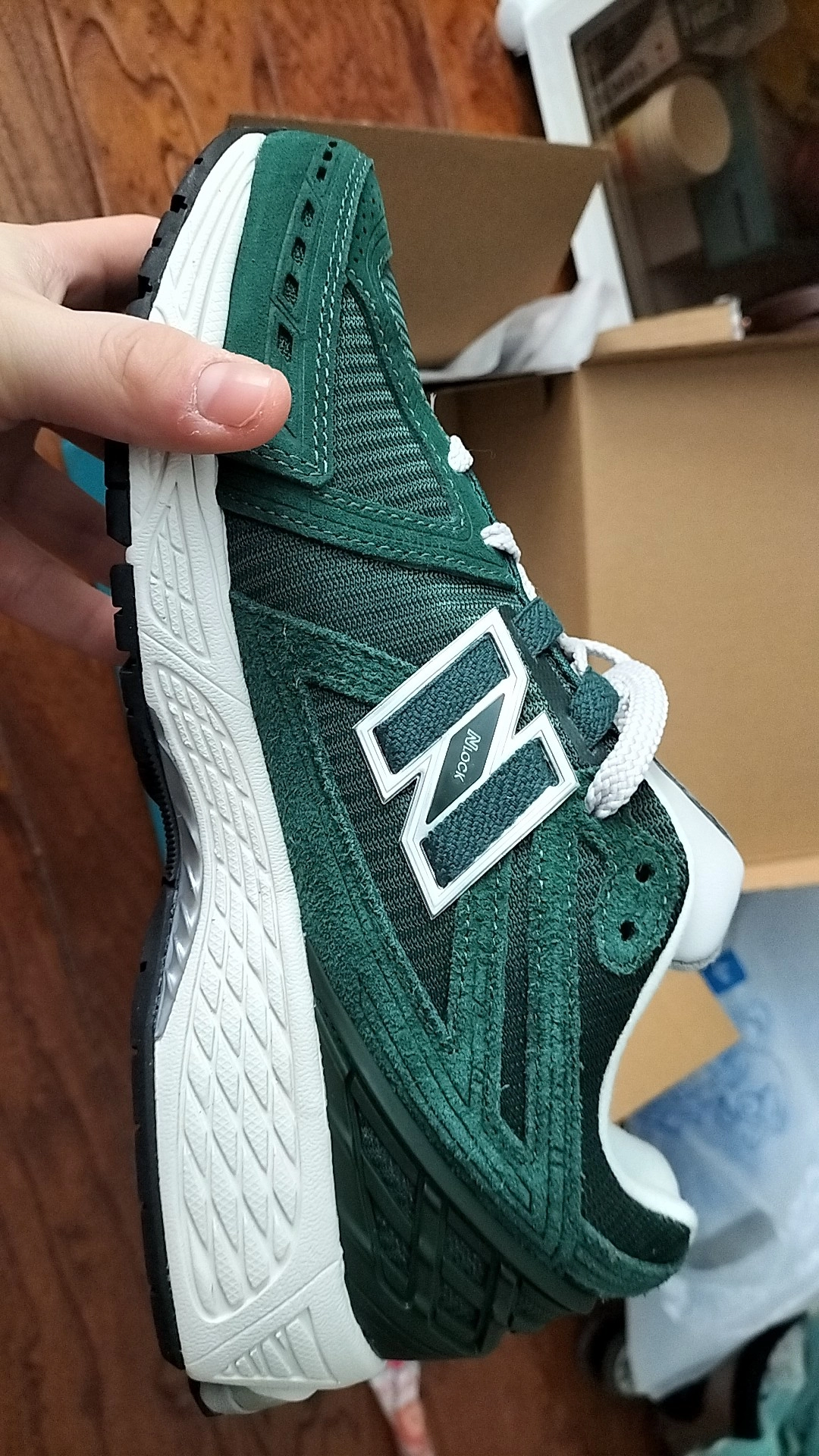 custom review-New Balance NB 1906R Устойчивый к истиранию Низкий Топ Повседневные Городские Кроссовки для Коммуникативных Беговых Унисекс Зеленый Белый