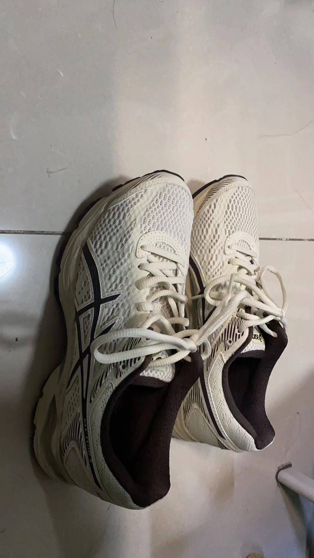 custom review-ASICS Gel FLUX 4 Амортизация Низкий Топ Беговые Кроссовки Женские Коричневый