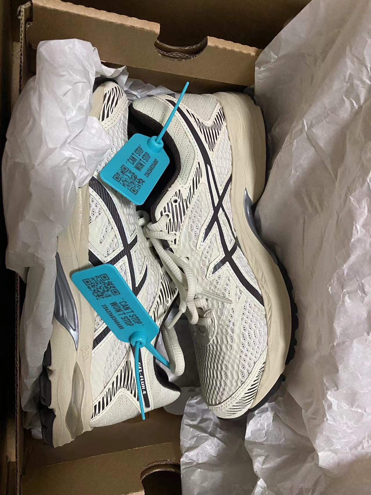 custom review-ASICS Gel FLUX 4 Амортизация Низкий Топ Беговые Кроссовки Женские Коричневый