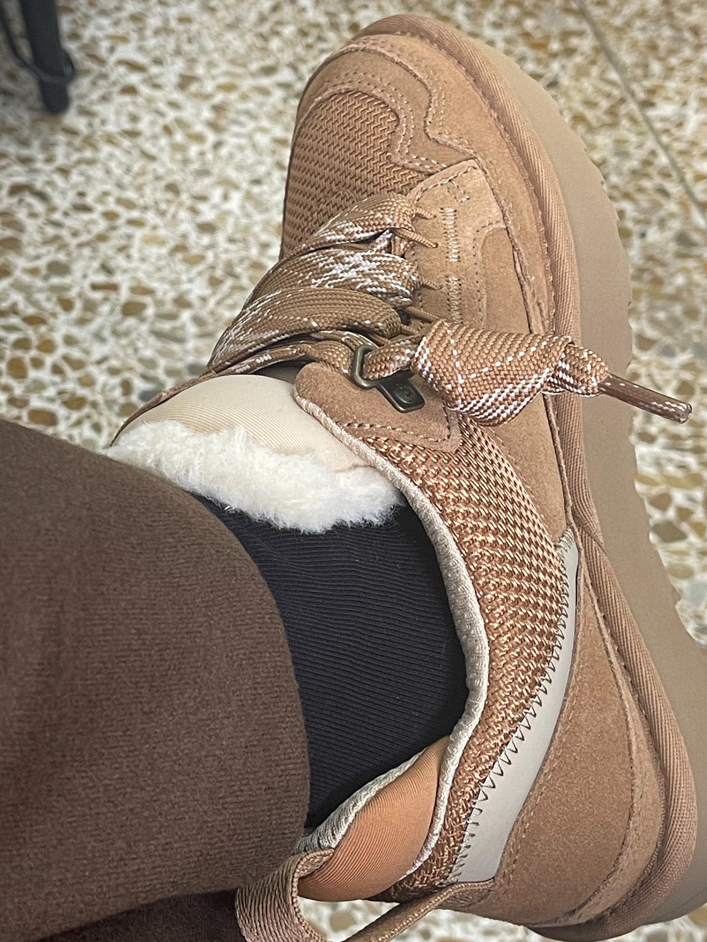 custom review-UGG Устойчивый к истиранию Низкий Топ Casual Женский Earth Желтый