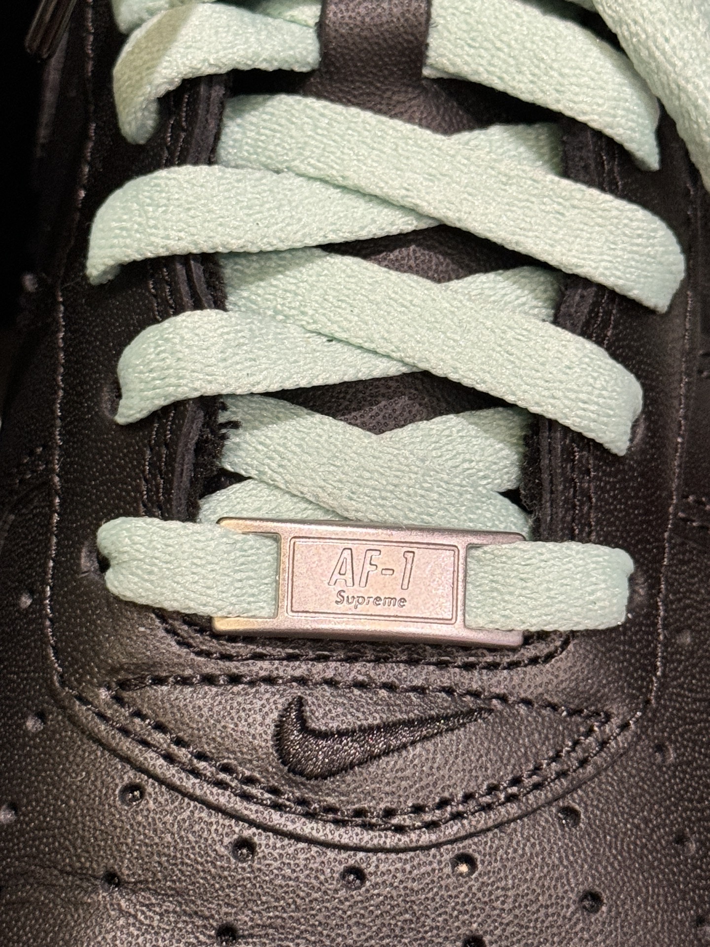 custom review-Supreme x Nike Air Force 1 BOX LOGO Low Скейтборд Кроссовки Унисекс Черный