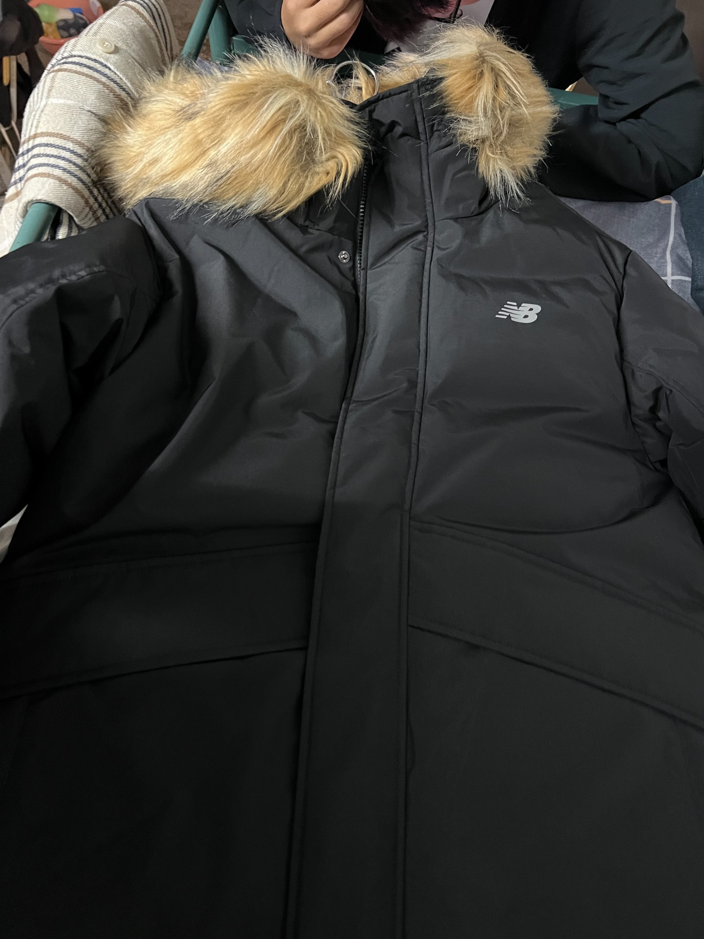 custom review-New Balance Повседневный пуховик Мужской Черный