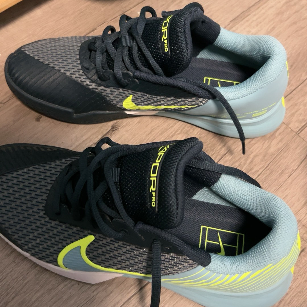 custom review-Nike Air Zoom Vapor Pro 2 Low Топ Кроссовки для тенниса Унисекс Синий Зеленый