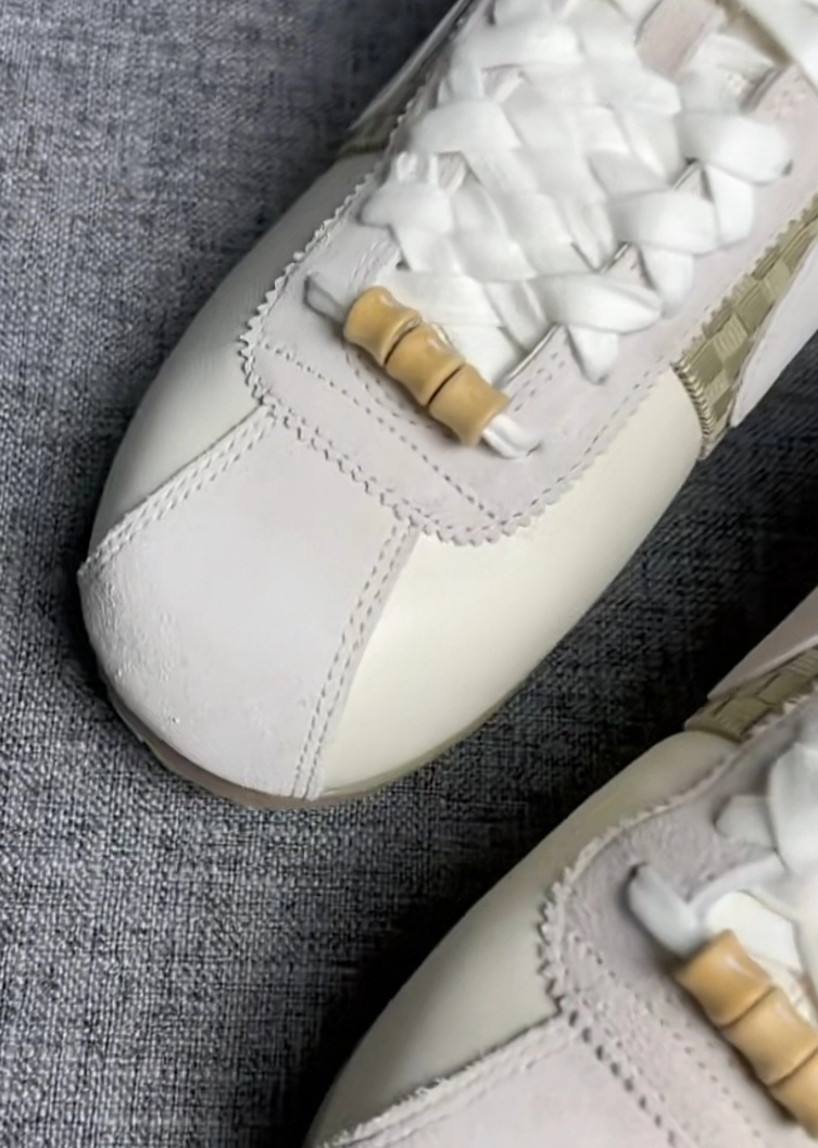 custom review-Nike Cortez Low Топ Повседневный Городской Коммутер Беговые кроссовки Мужской Бежевый