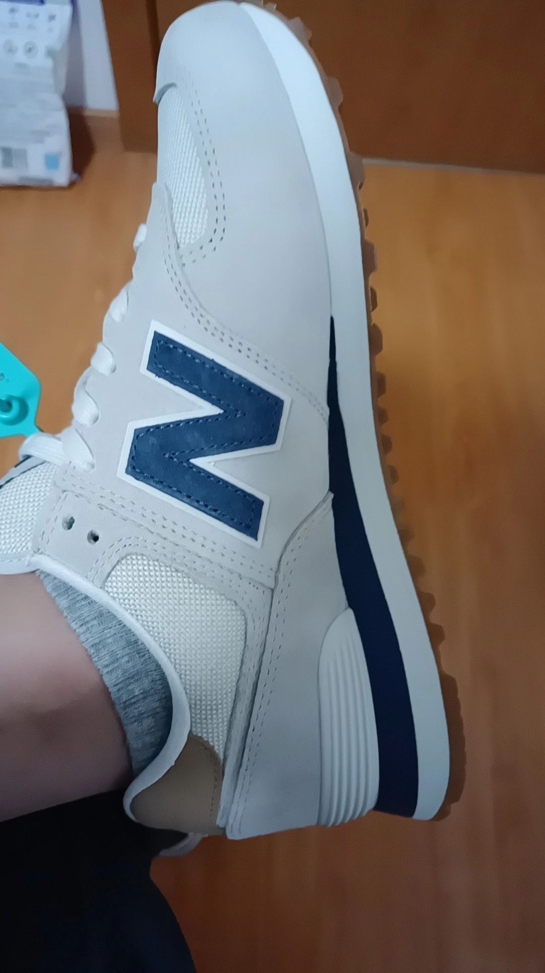 custom review-New Balance NB 574 Амортизация устойчивость к истиранию поддержка низкий топ беговые кроссовки унисекс серый