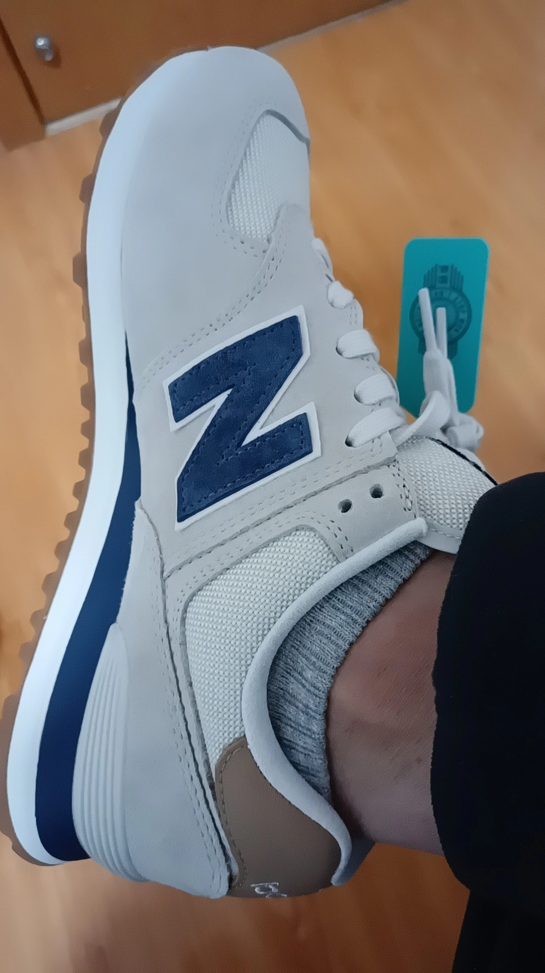 custom review-New Balance NB 574 Амортизация устойчивость к истиранию поддержка низкий топ беговые кроссовки унисекс серый