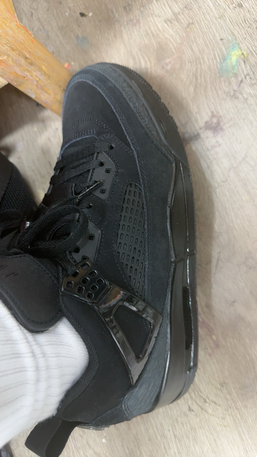 custom review-Jordan Spizike Low Black Cat