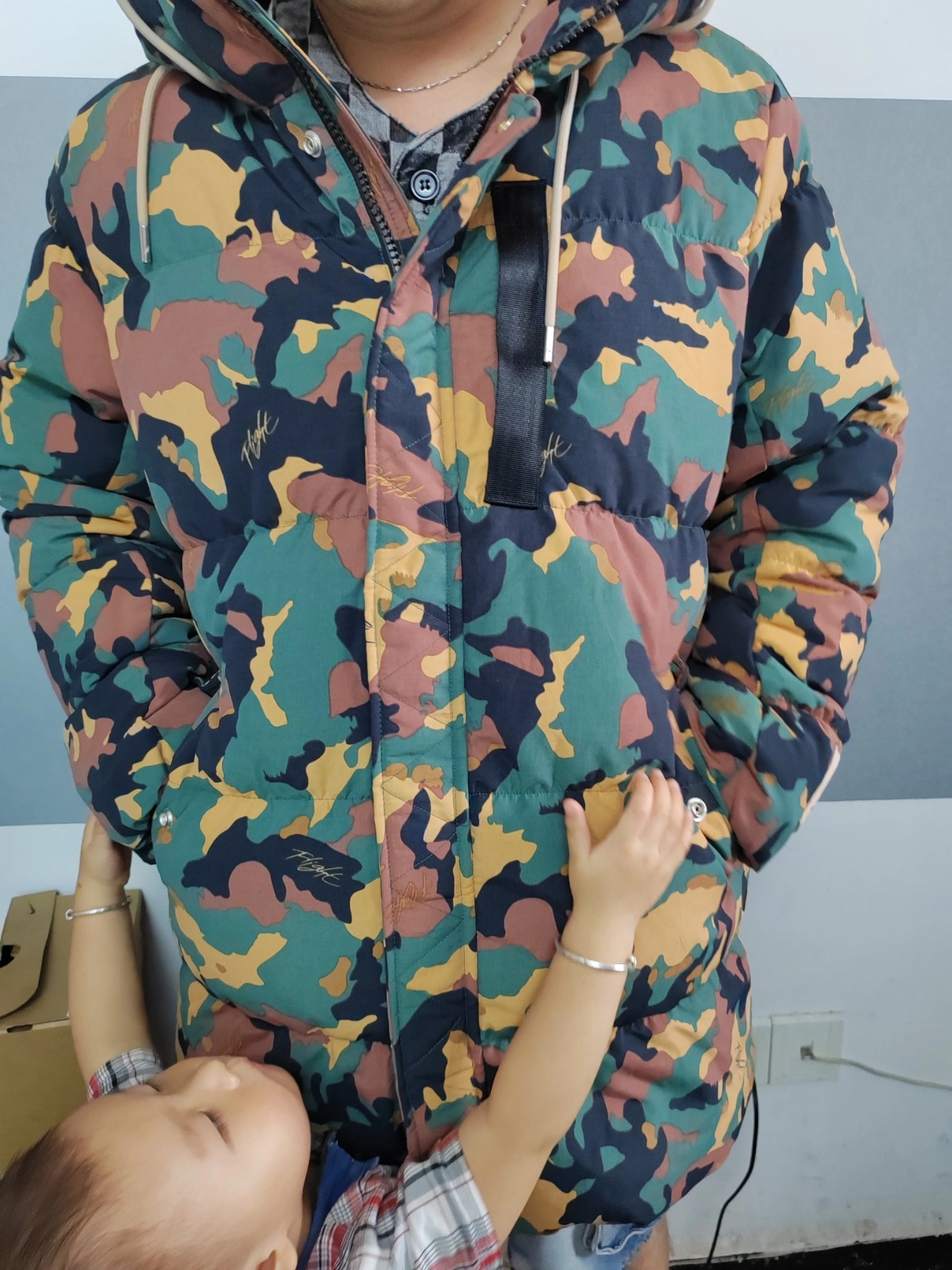 custom review-Джордан Пуховик Мужской Камуфляж Зеленый