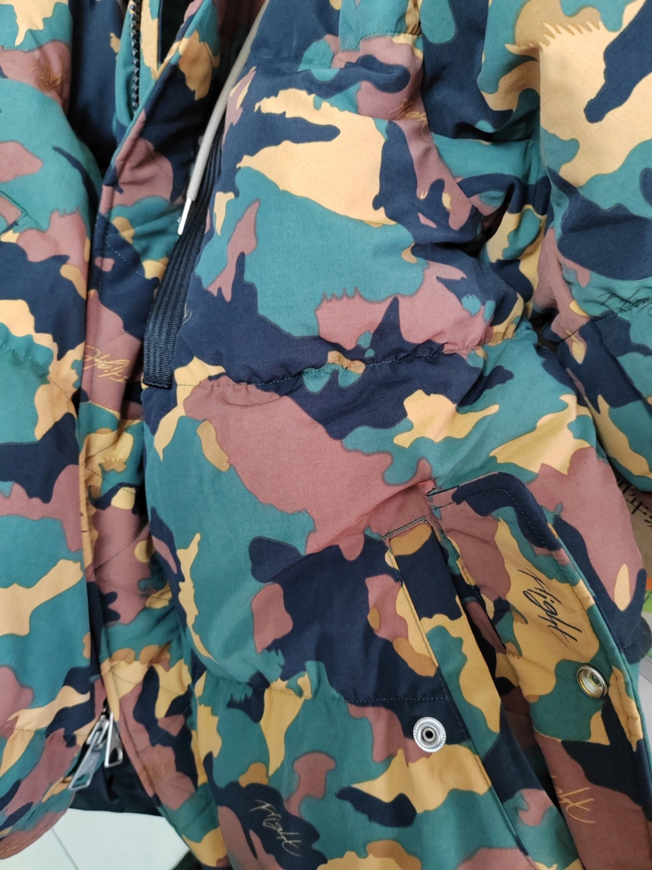 custom review-Джордан Пуховик Мужской Камуфляж Зеленый