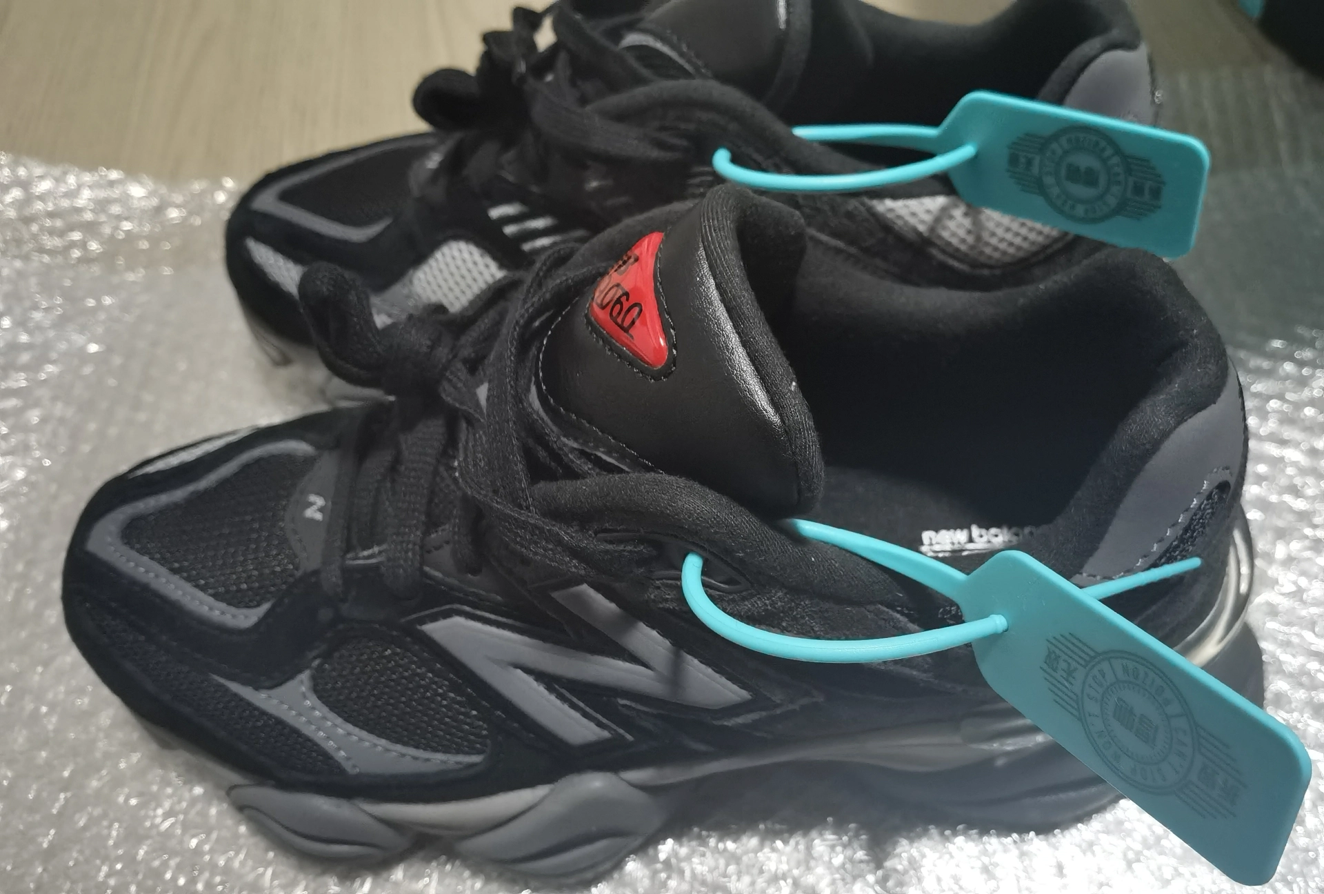 custom review-New Balance 9060 Black Castlerock Grey