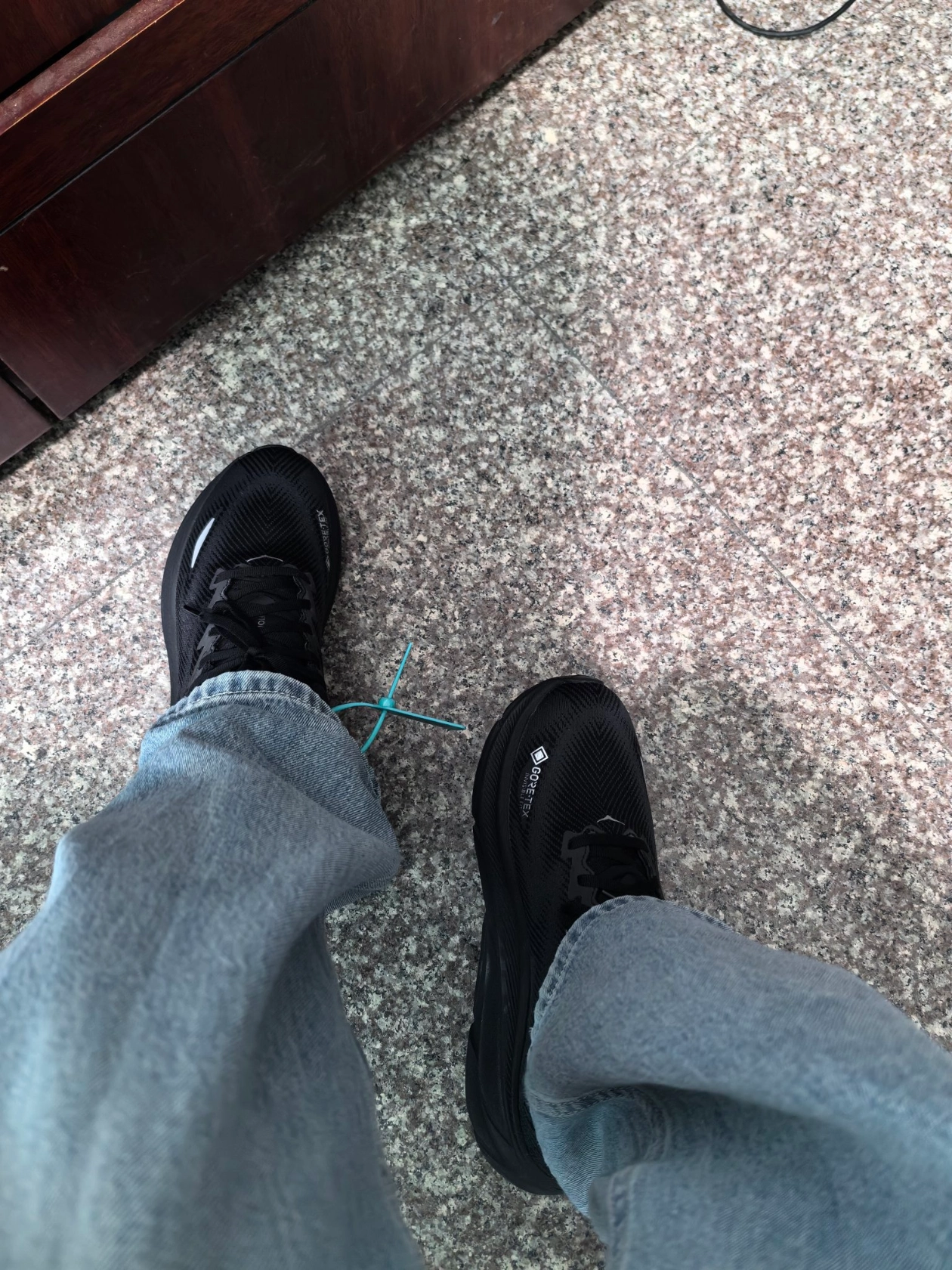 custom review-HOKA ONE ONE Clifton 9 Износостойкий и Водонепроницаемый Низкий Топ Беговые кроссовки Мужской Черный