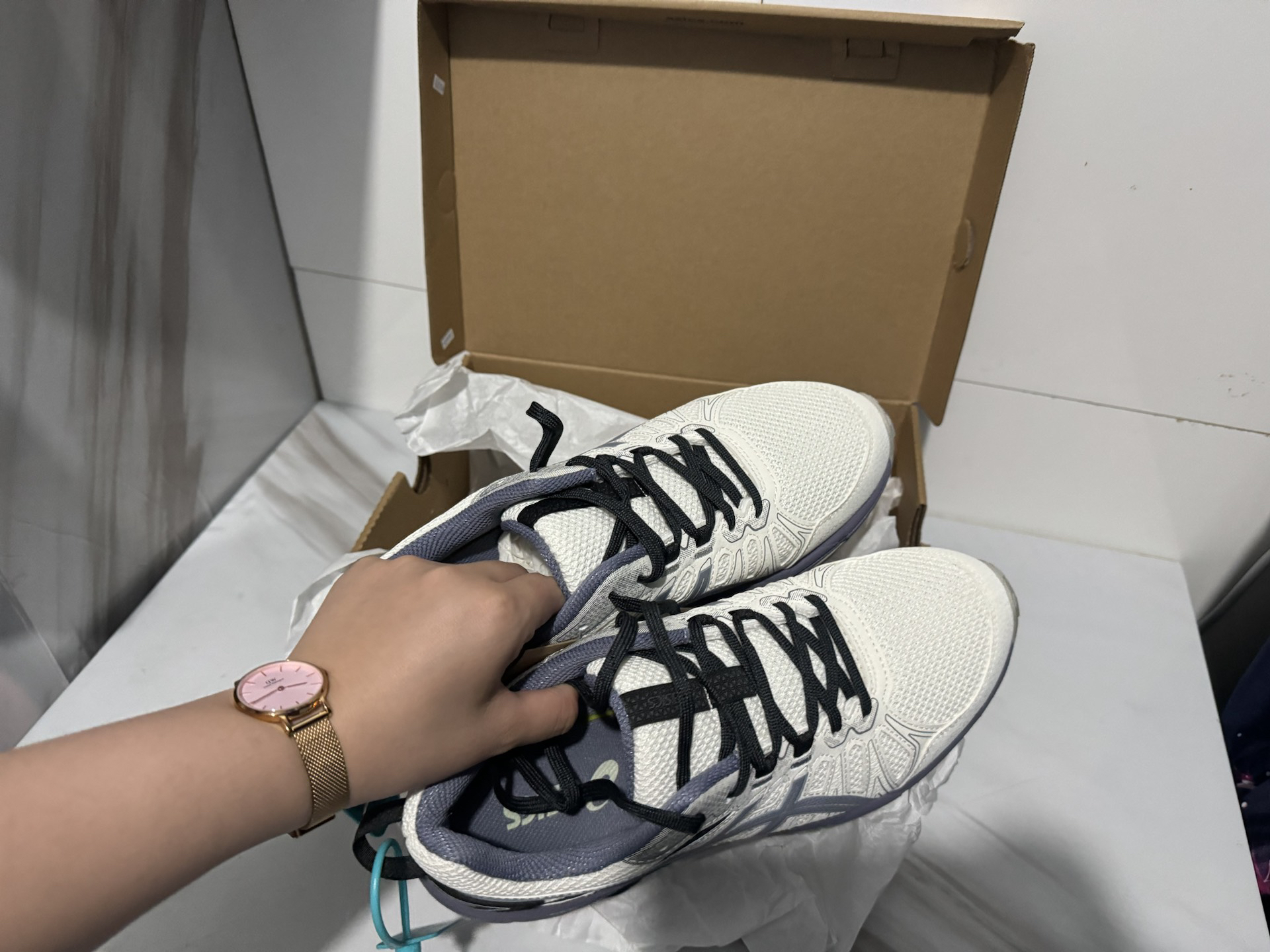 custom review-ASICS Гель Venture 7 Устойчивый к истиранию Дышащий Низкий Топ Повседневная Обувь для Трейл-Бега Мужская Белый Синий