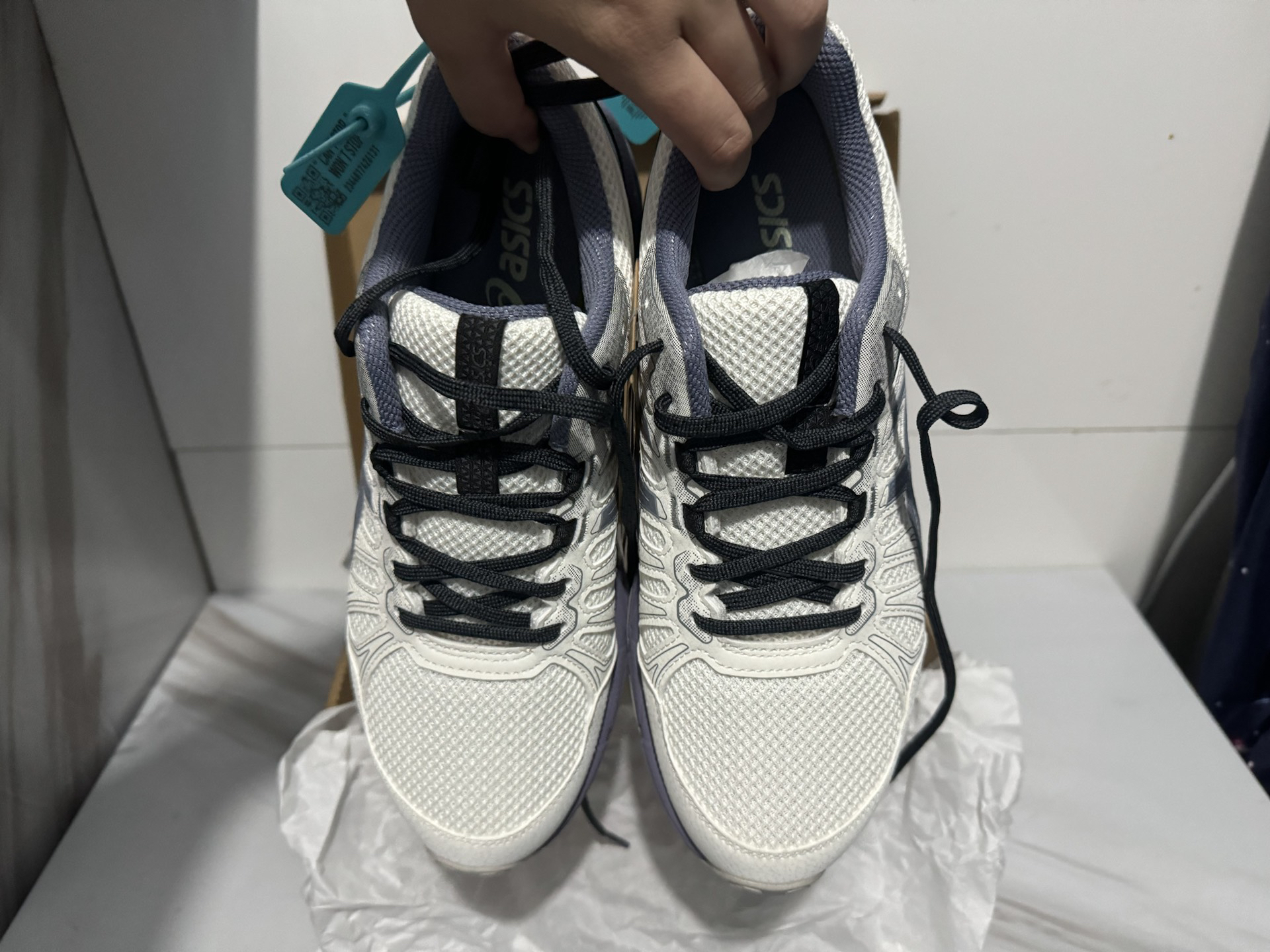 custom review-ASICS Гель Venture 7 Устойчивый к истиранию Дышащий Низкий Топ Повседневная Обувь для Трейл-Бега Мужская Белый Синий