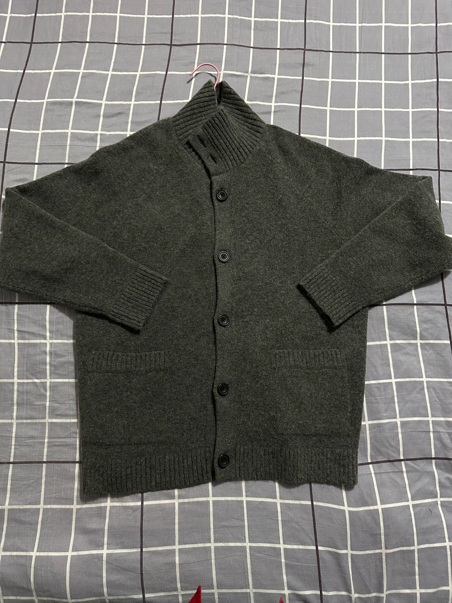 custom review-UNIQLO Свитер Унисекс Свинцово-серый