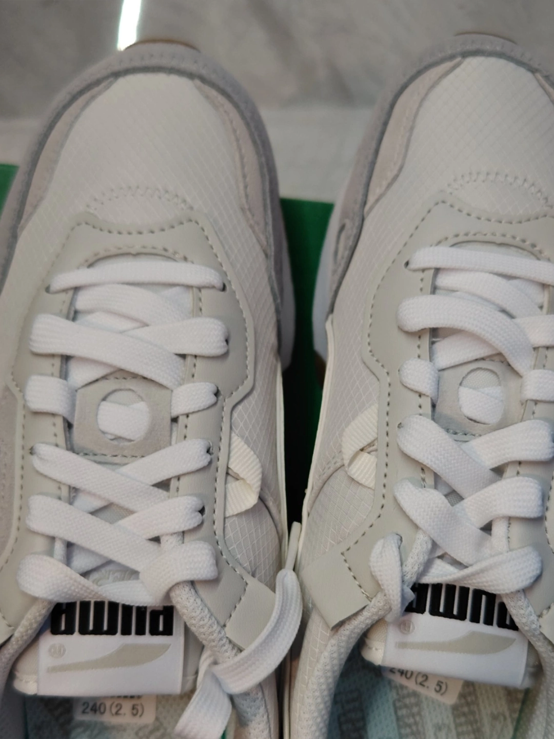 custom review-PUMA Rider Future Винтаж Устойчивый к истиранию Низкий Топ Casual Унисекс Белый Серый