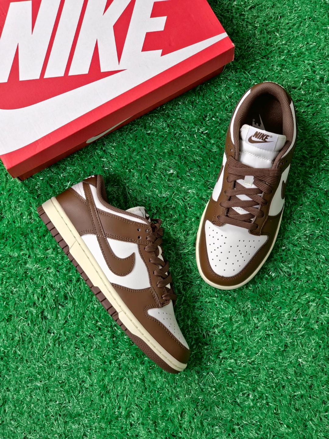 晒晒我的情侣鞋dunk low巧克力95