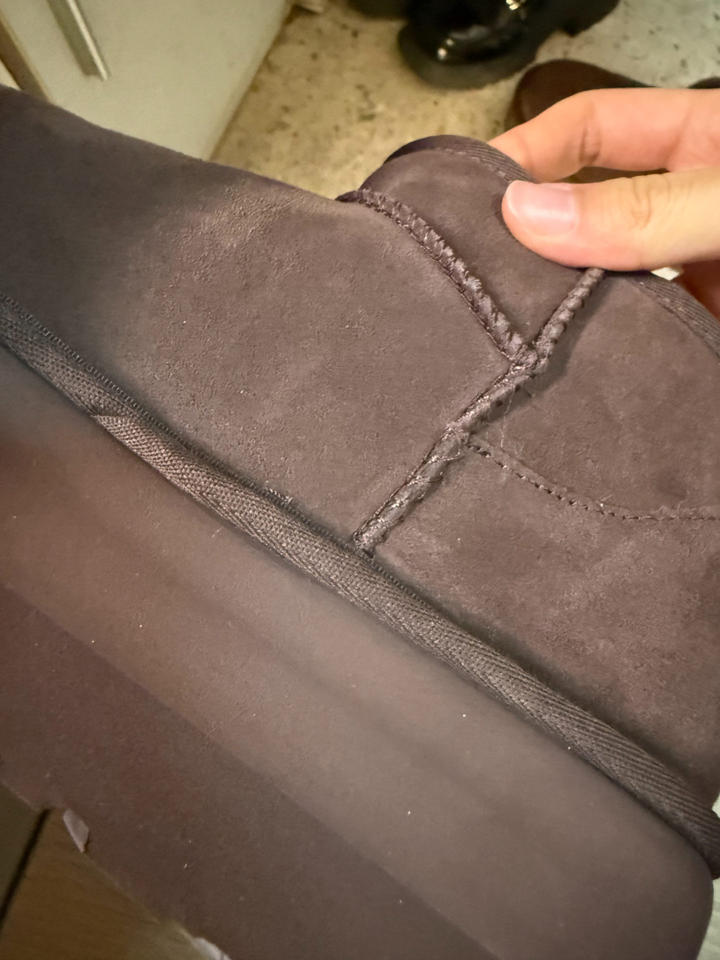 custom review-UGG CLASSIC ULTRA MINI Платформа Термический Ankle Длина (размер в длину) Снеботы Женские Шоколад