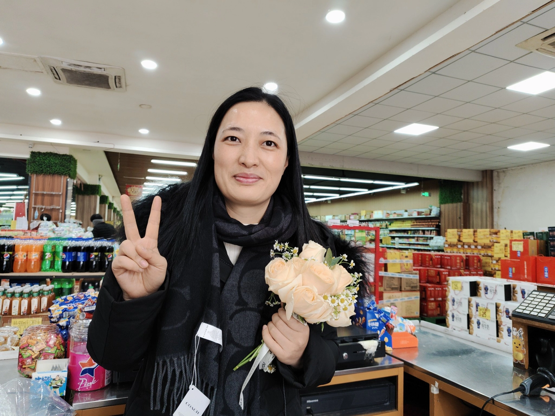 custom review-COACH Шарфы из овечьей шерсти вязаные Унисекс Черный