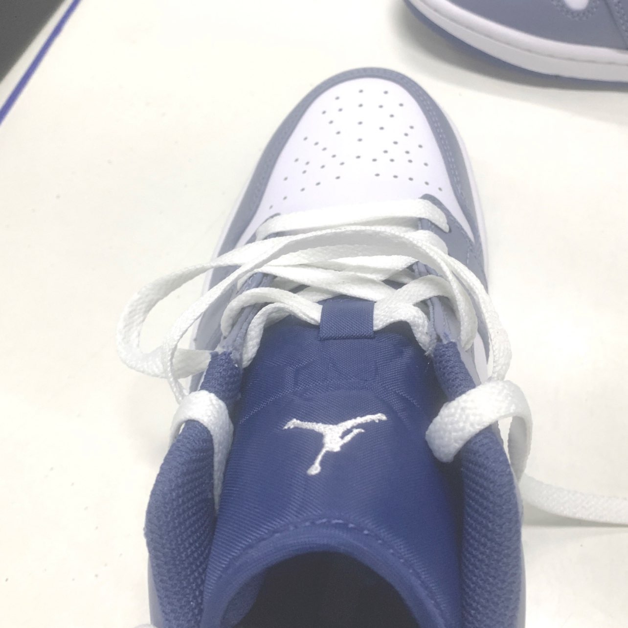 custom review-Jordan Air Jordan 1 Low Устойчивый к истиранию Низкий Топ Винтажные баскетбольные кроссовки Мужской Морской синий