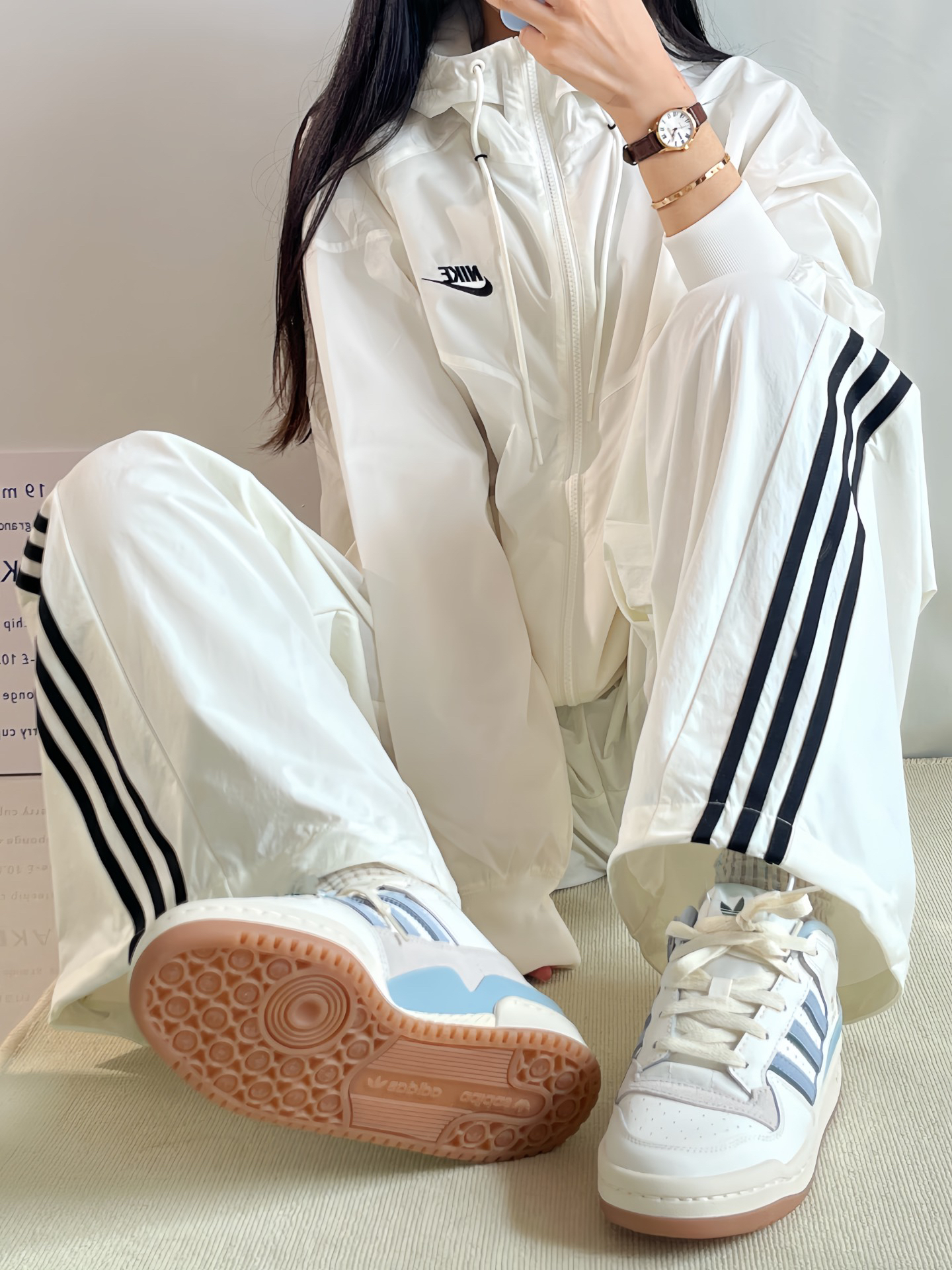 nike奶呼呼套装～点缀复古小棕表96尊嘟hin加分~78