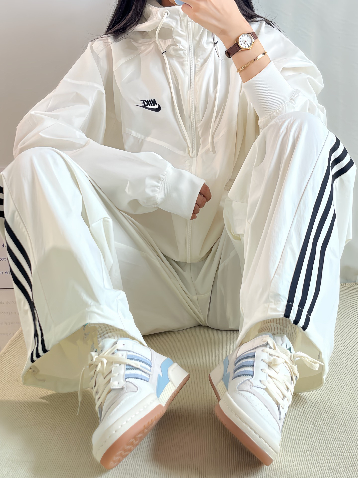 nike奶呼呼套装～点缀复古小棕表96尊嘟hin加分~78