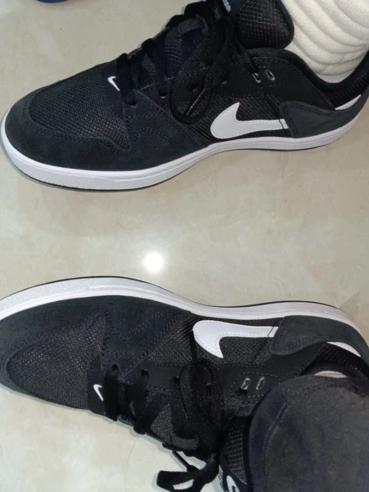 custom review-Nike SB Alleyoop Low Топ Скейтборд Кроссовки Унисекс Черный Белый