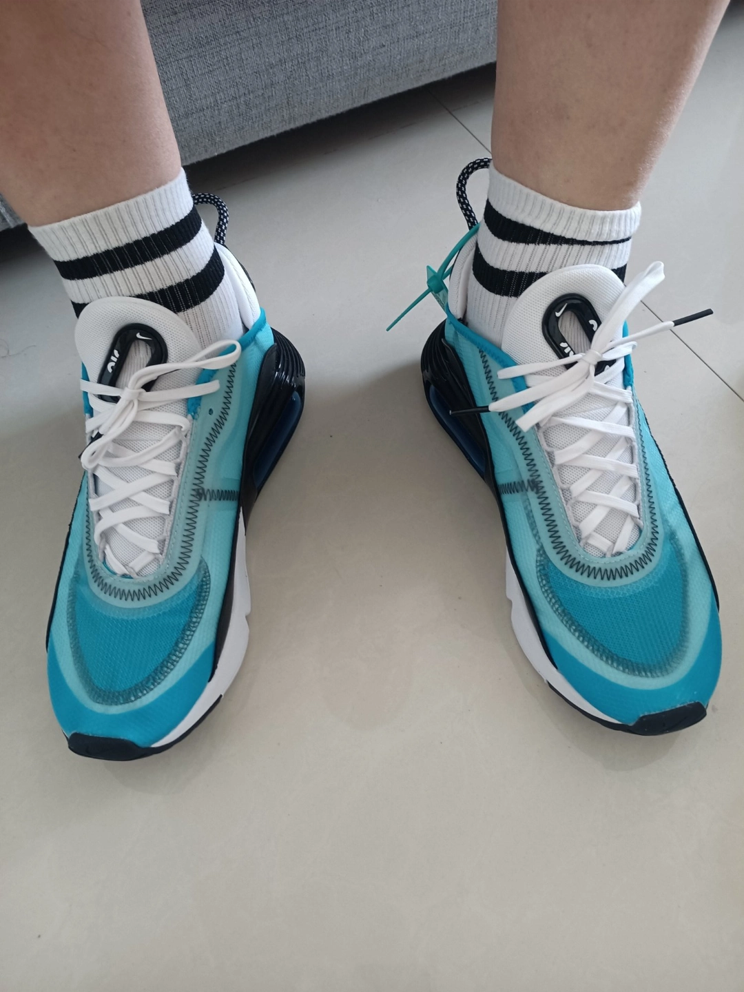 custom review-Nike Air Max 2090 Low Топ Повседневные Беговые Кроссовки Мужские Белые Синие