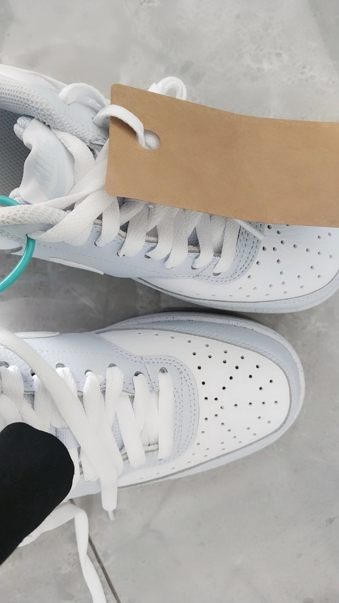 custom review-Nike Court Vision Low Топ Скейтборд Кроссовки Женские Серый Белый