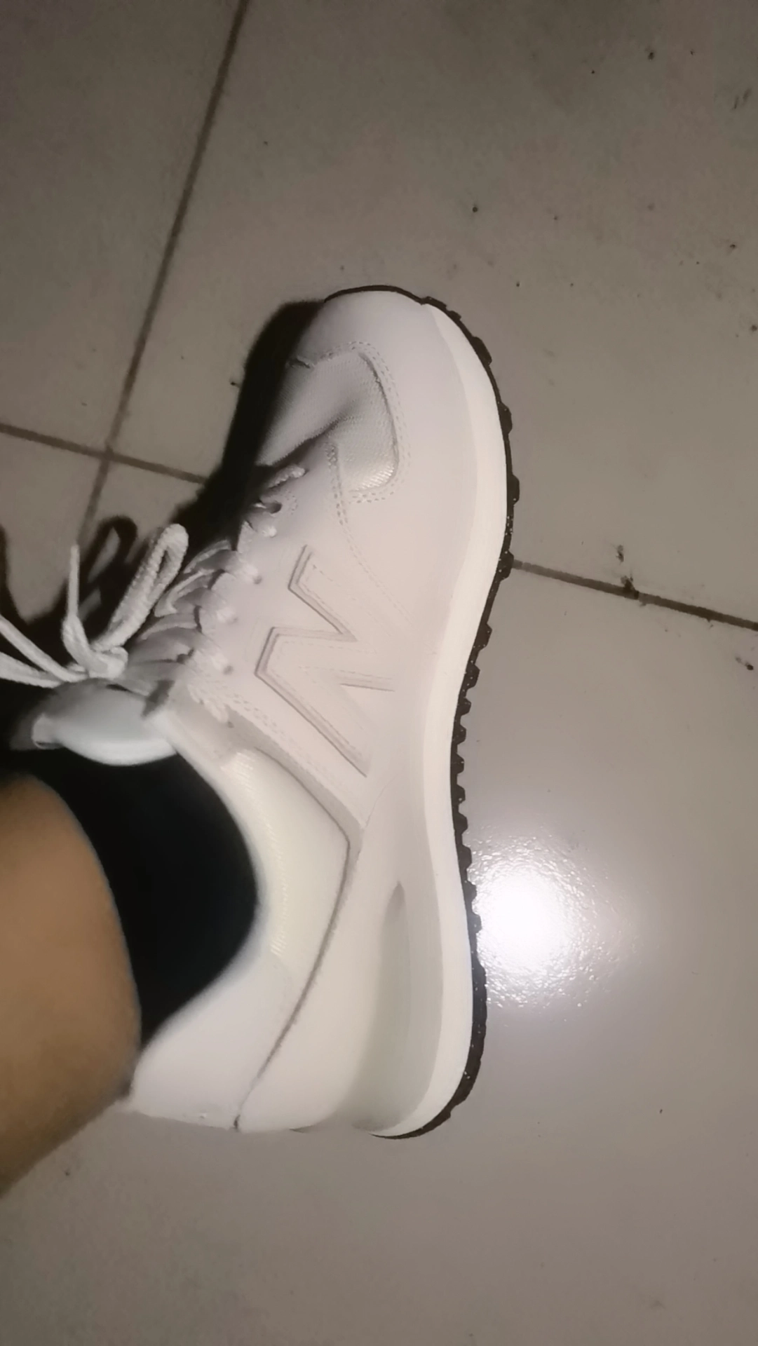 custom review-New Balance NB 574 Устойчивый к истиранию Дышащий Низкий Топ Повседневная Городская Коммутерская Беговая Обувь Унисекс Бежевый Белый Черный