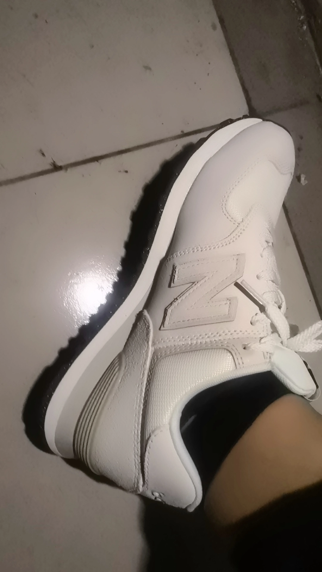 custom review-New Balance NB 574 Устойчивый к истиранию Дышащий Низкий Топ Повседневная Городская Коммутерская Беговая Обувь Унисекс Бежевый Белый Черный