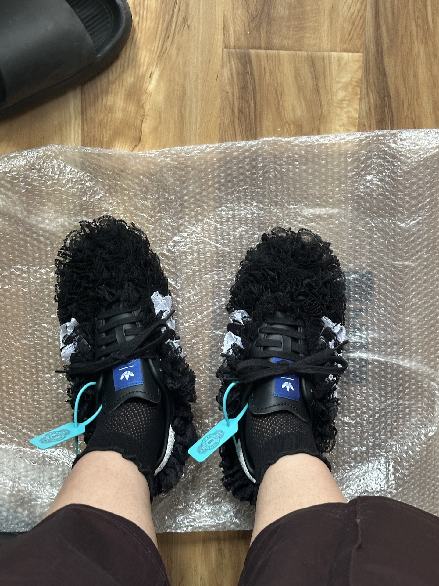 custom review-Caroline x Adidas Originals SAMBA OG Обувь Устойчивая к истиранию Низкий Топ Скейтборд Кроссовки Унисекс Черный