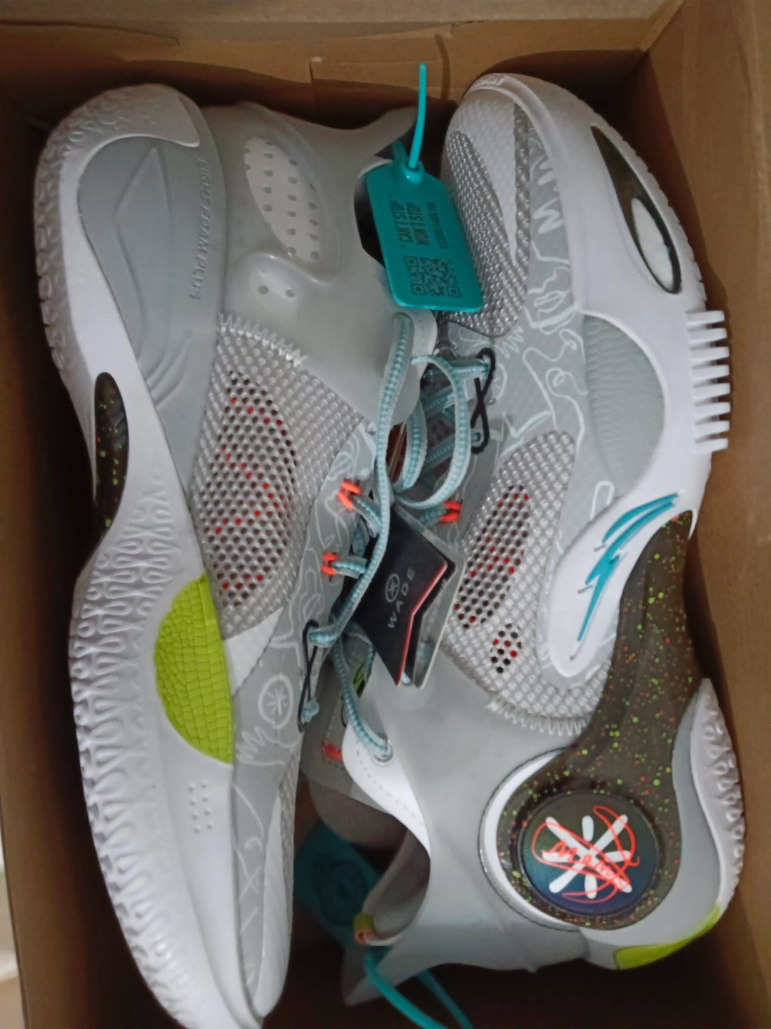 custom review-Подкладка Wade Fission 8 Амортизаторы Slip-resistant устойчивые к истиранию Низкий топ Баскетбольные кроссовки Мужские Серый Белый Черный