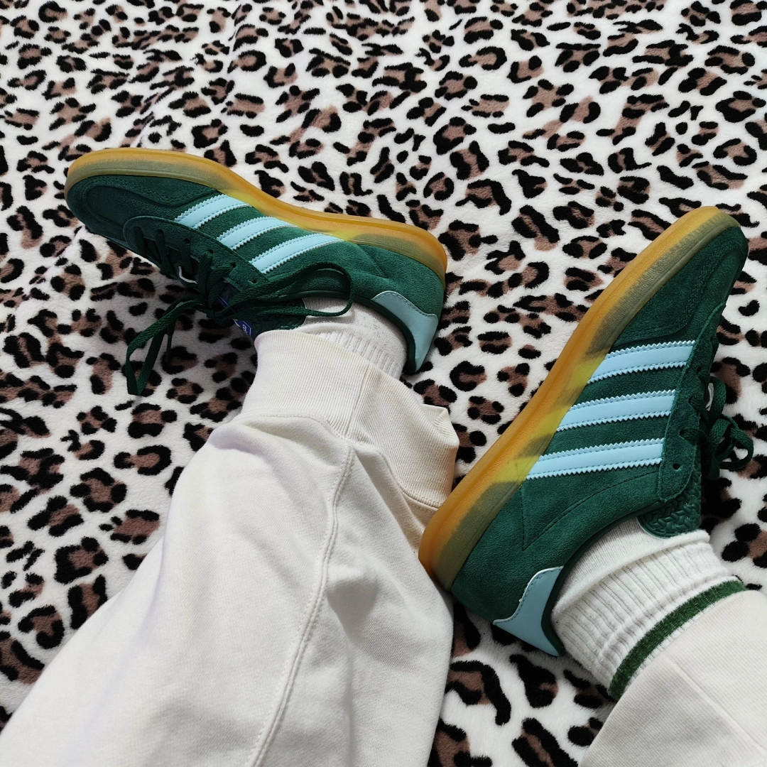 custom review-Adidas Originals Gazelle Low Топ Скейтборд Кроссовки Унисекс Зеленый