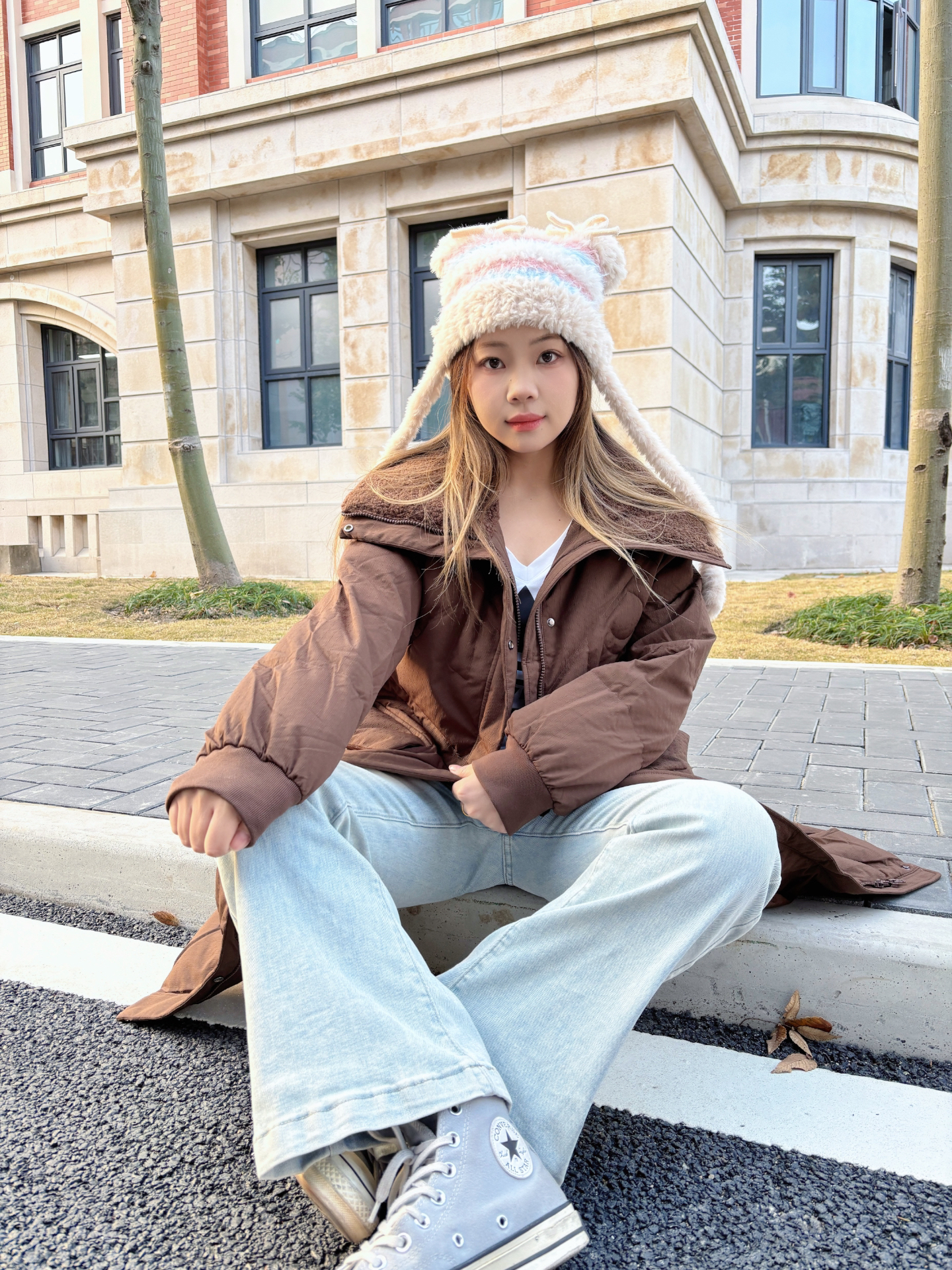 匡威女孩👧🏻女大学生冬日穿搭❄️