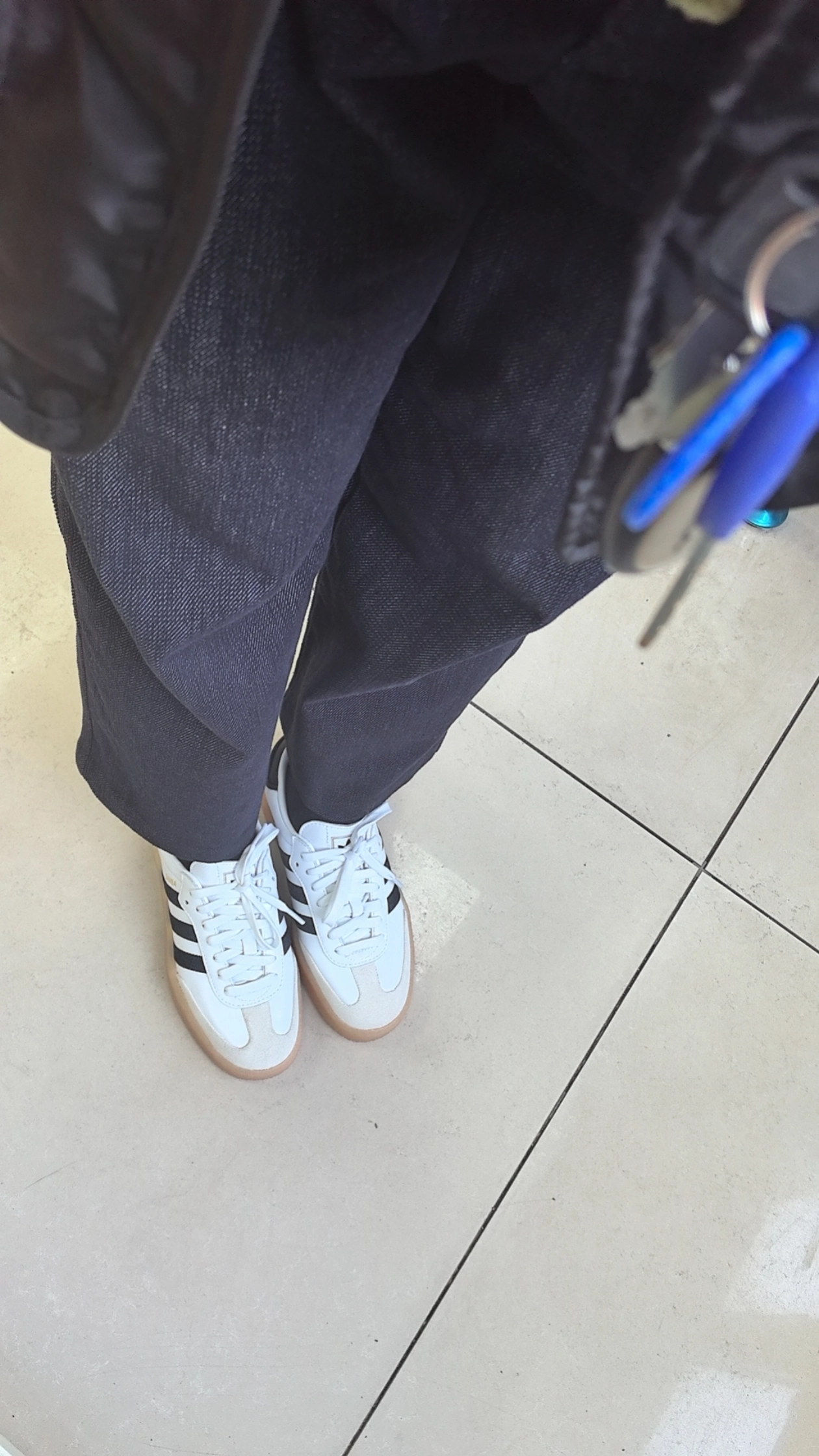custom review-Adidas Sambae White Black Gum Women's