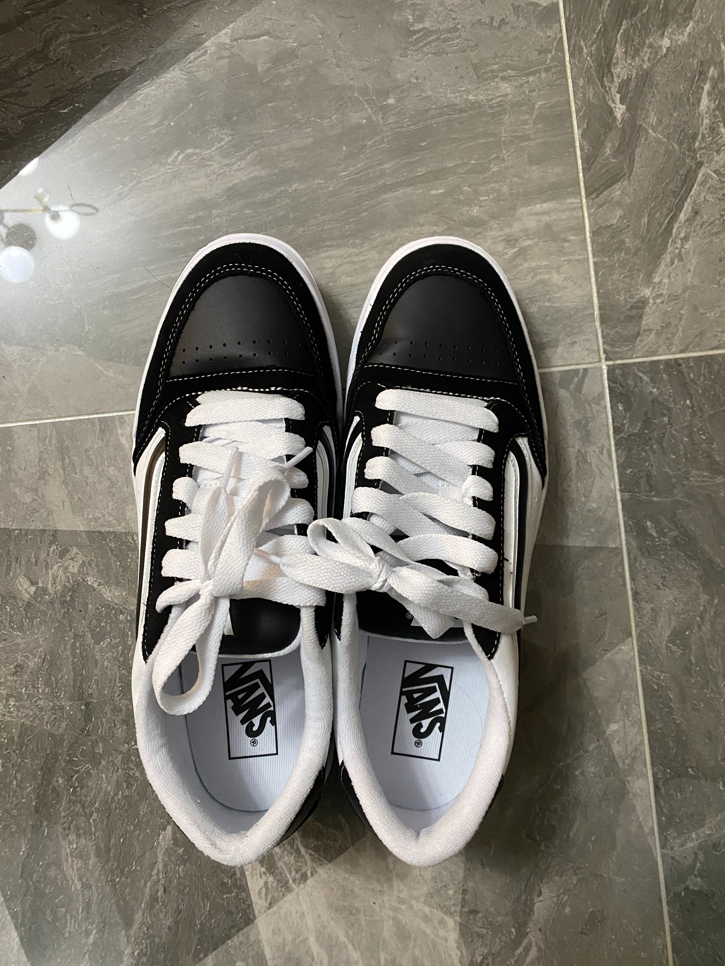 custom review-Vans Hylane Аbrasion Resistant Низкие Кроссовки для скейтбординга Унисекс Черный Белый