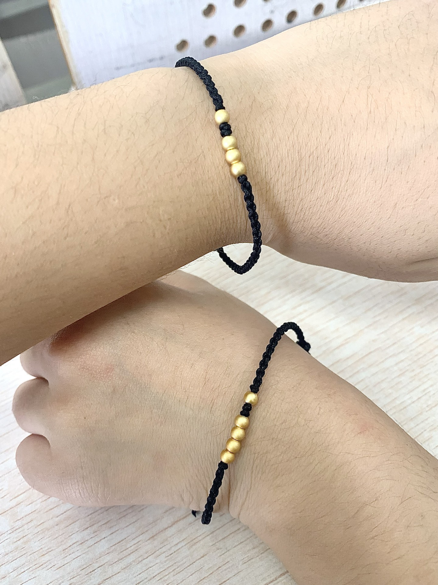 谁还没有漂亮的小金珠编绳链?