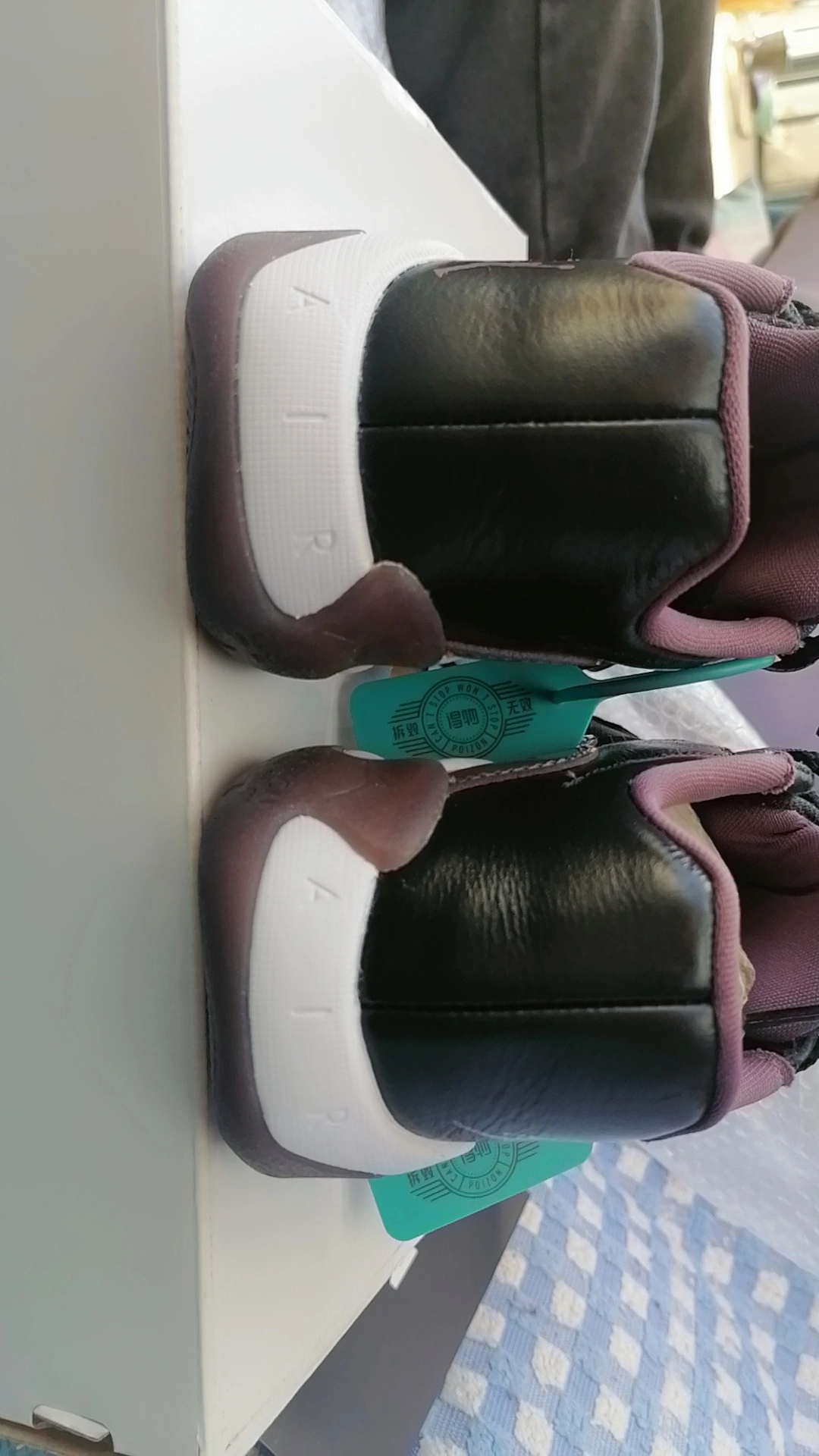 custom review-Jordan Air Jordan 11 Low Топ Винтажные Баскетбольные Кроссовки Женские Черный Фиолетовый