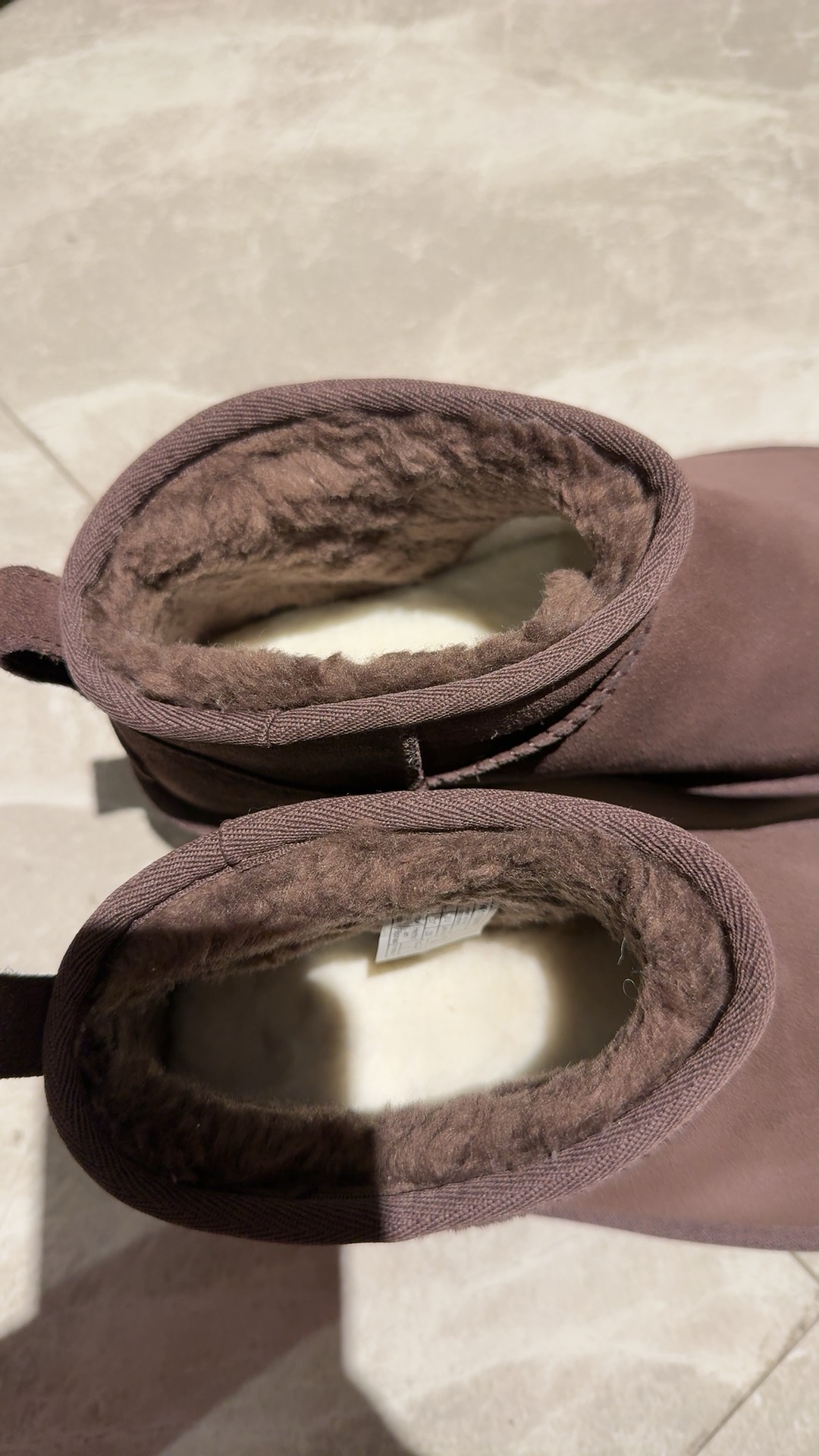 custom review-UGG CLASSIC ULTRA MINI Платформа Термический Ankle Длина (размер в длину) Снеботы Женские Шоколад