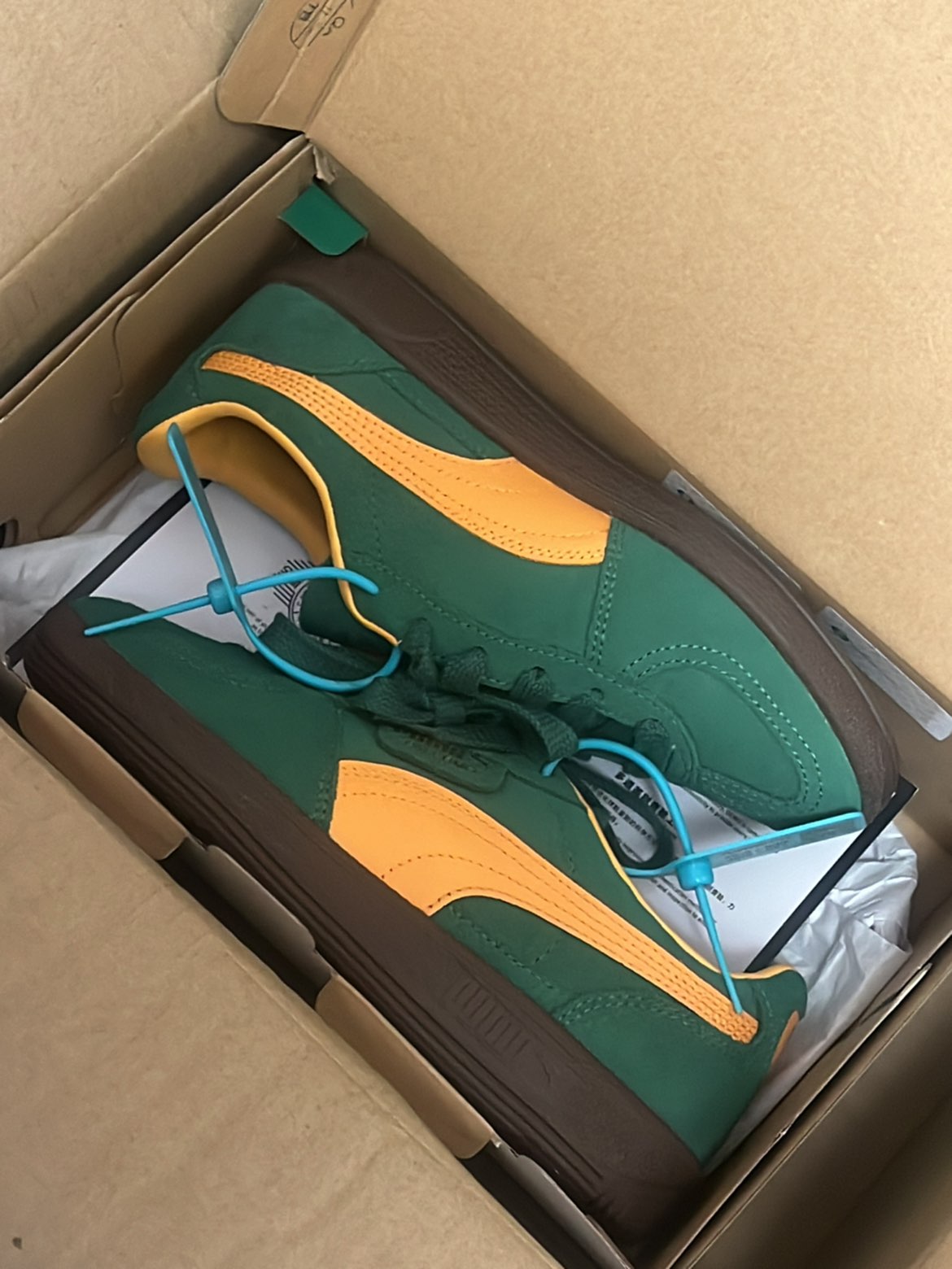 custom review-PUMA Palermo Легкий Top с Покрытием Низкие Кроссовки для Скейтбординга Унисекс Зеленые