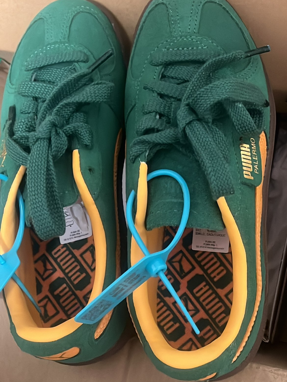 custom review-PUMA Palermo Легкий Top с Покрытием Низкие Кроссовки для Скейтбординга Унисекс Зеленые