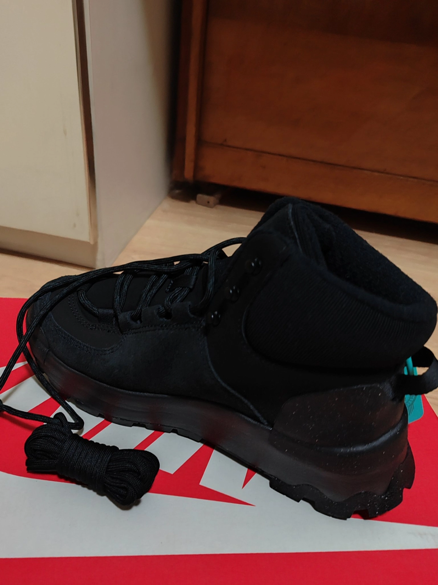 custom review-Nike City Classic High Топ Кэжуал Женский Черный