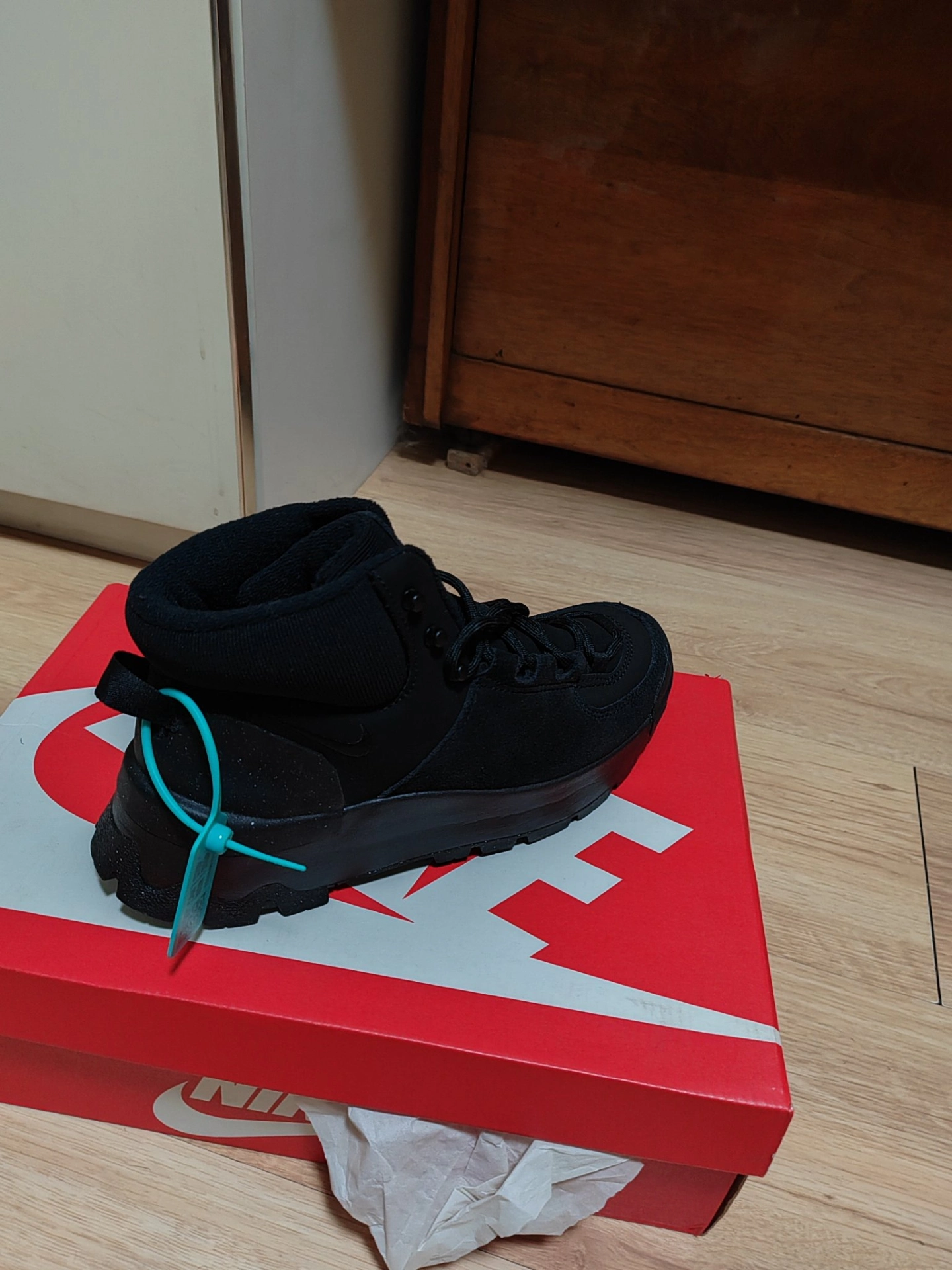 custom review-Nike City Classic High Топ Кэжуал Женский Черный